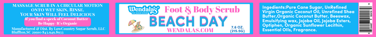BEACH DAY  FOOT &amp; BODY SCRUB