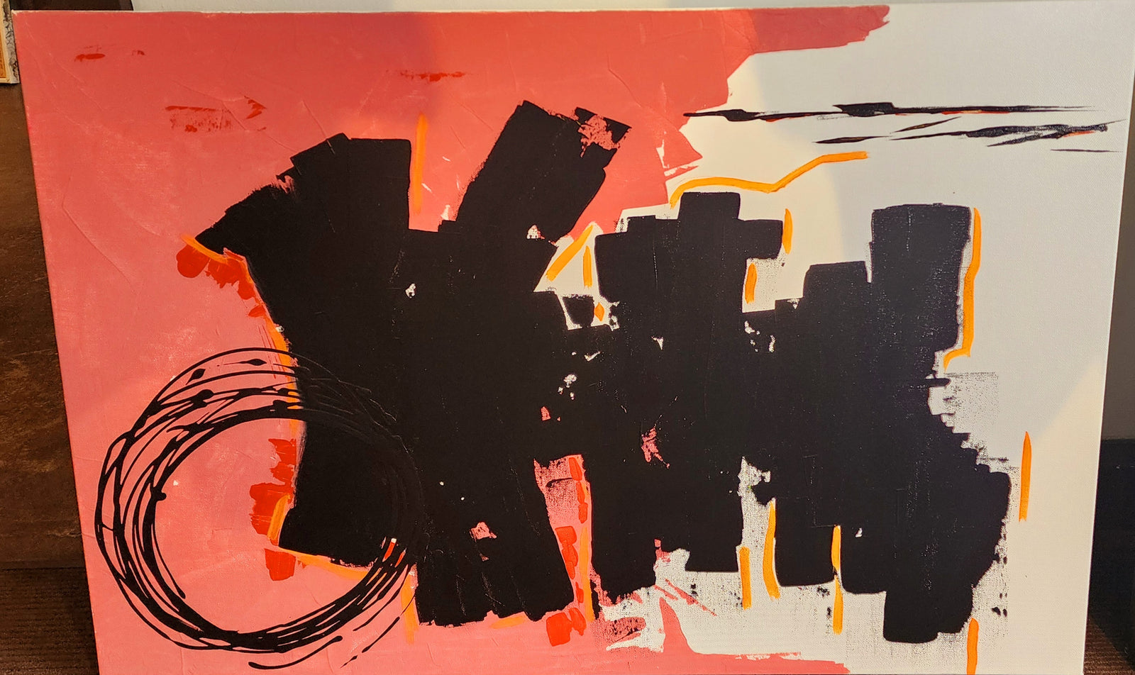 Canvas Art - "Aspire" 24" x 36" by Local Artist Sandra Barrett