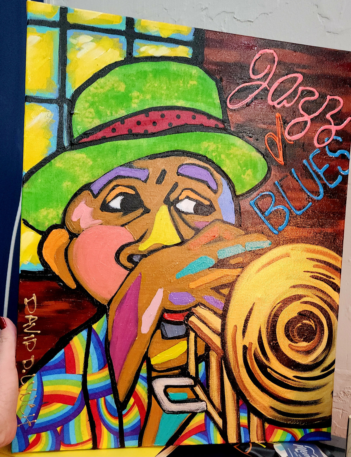 &quot;Blues &amp; Jazz #1&quot; Original by David Lynch