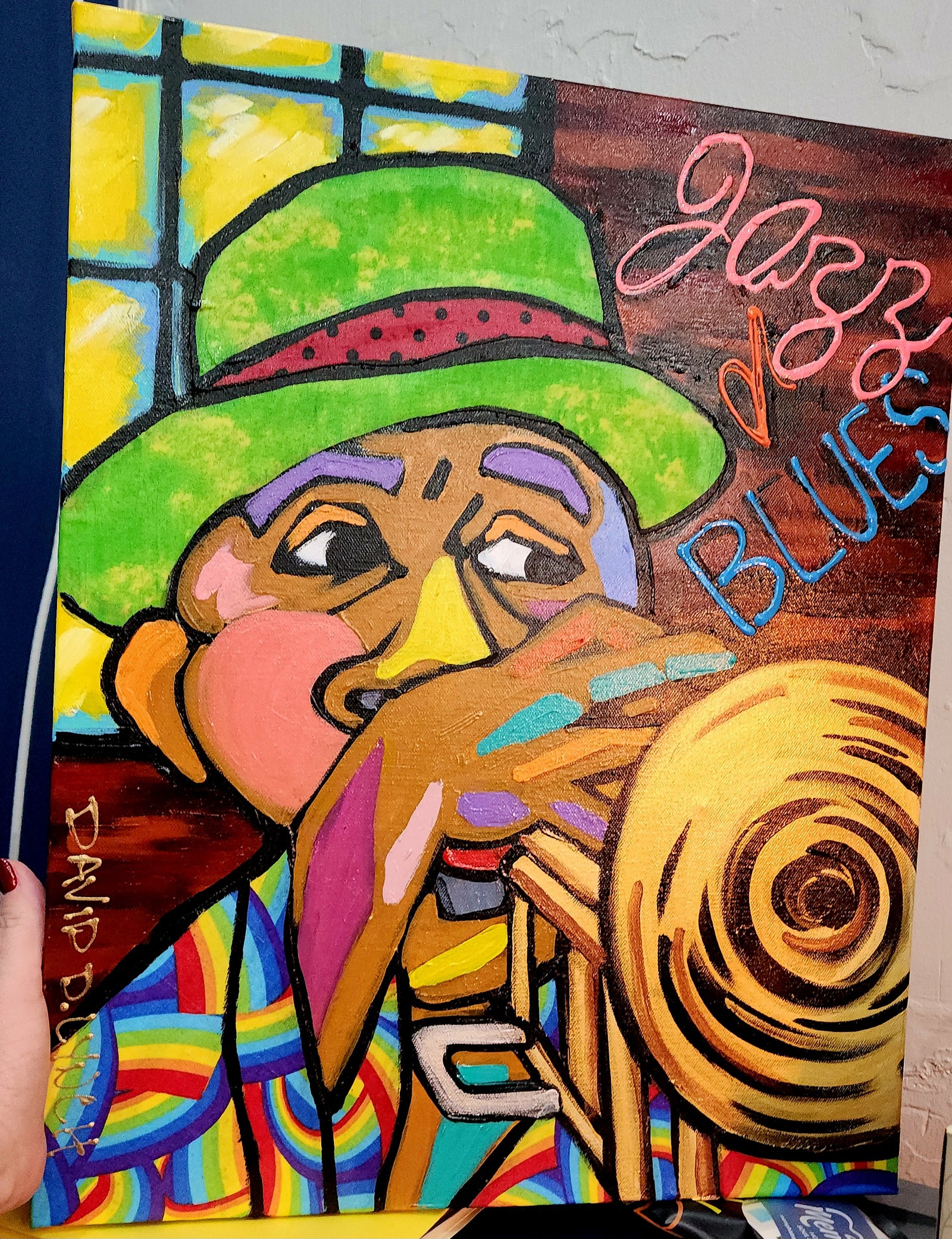 "Blues & Jazz #1" Original by David Lynch