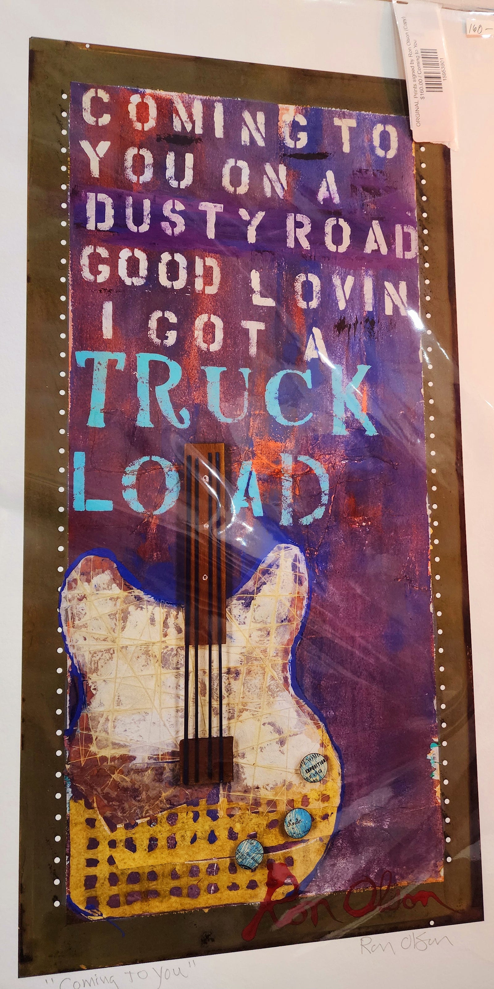 “Coming to You” signed PRINT of an original painting by local Memphian Ron Olson