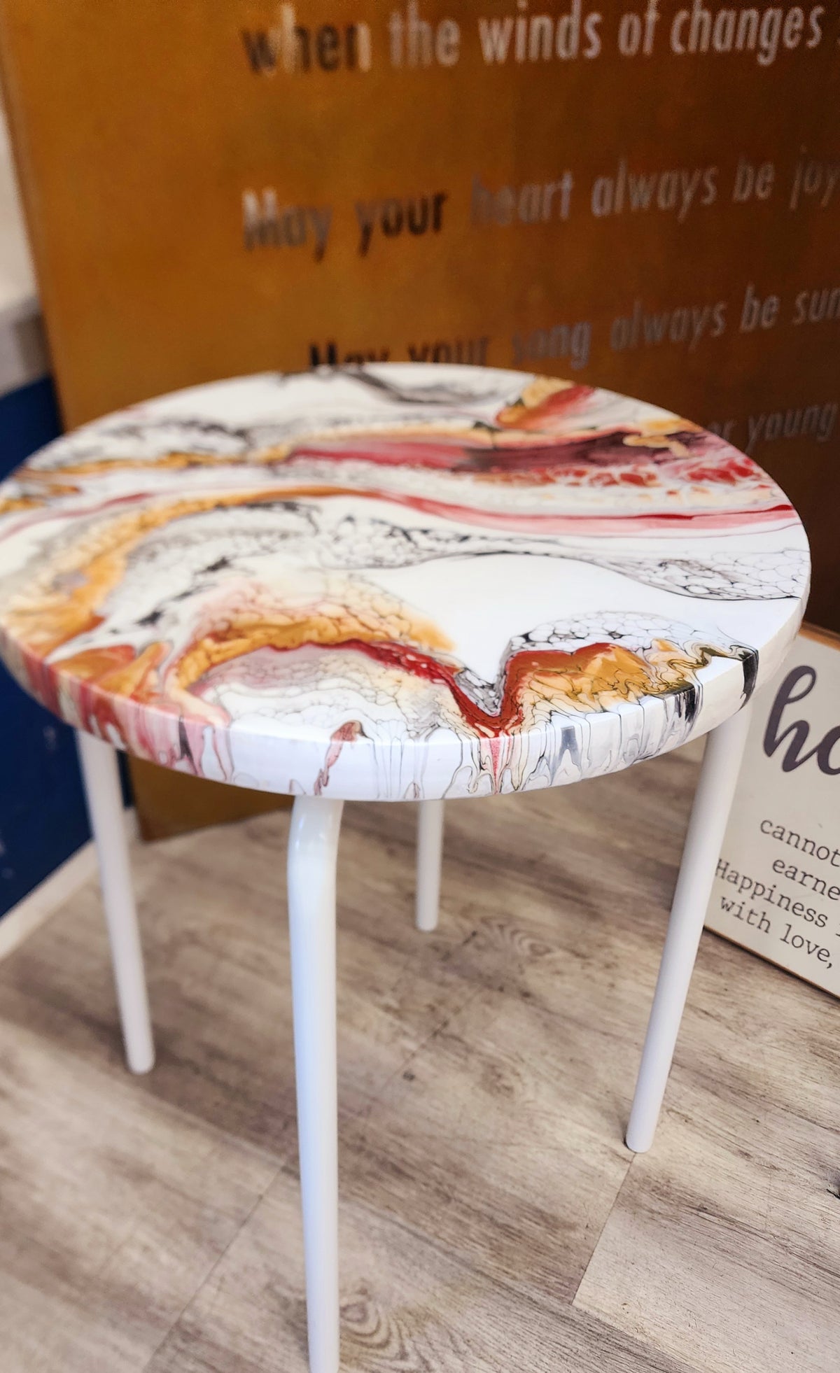 Table "Earthy" by Local Memphis Artist Sandra Barrett