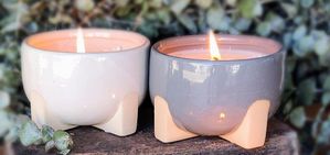 Eclectic Pottery Footed Bowl