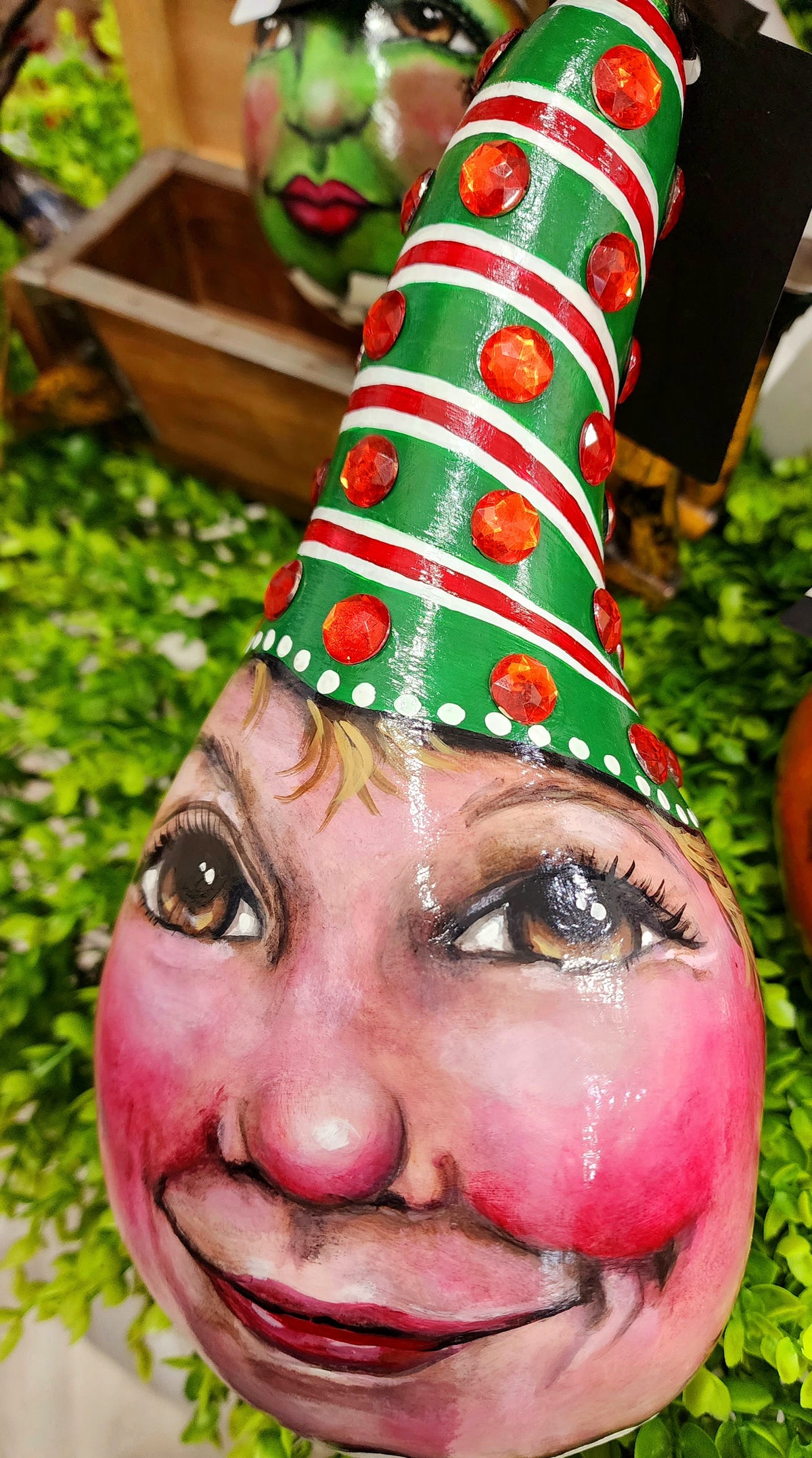 Gourd Ornaments created and painted by local Memphian Artist DJ Kelly