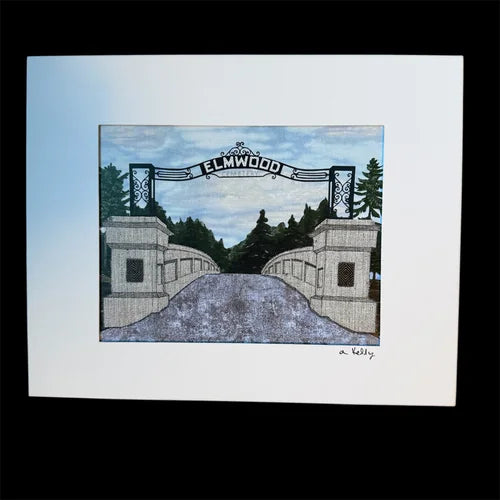 Memphis Matted 8" x 10" Prints: Local artist AnnaMade Designs