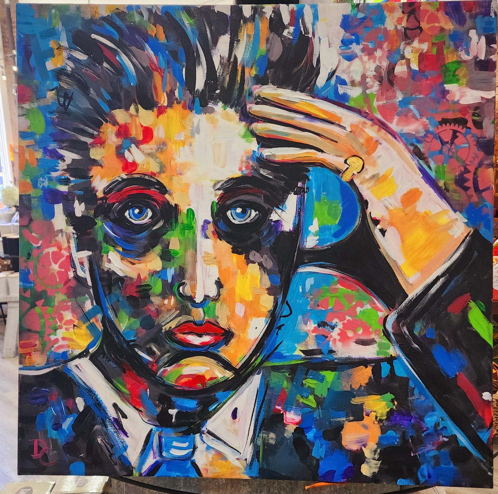 Elvis "The King" #3 by Debbie Crawford McCown