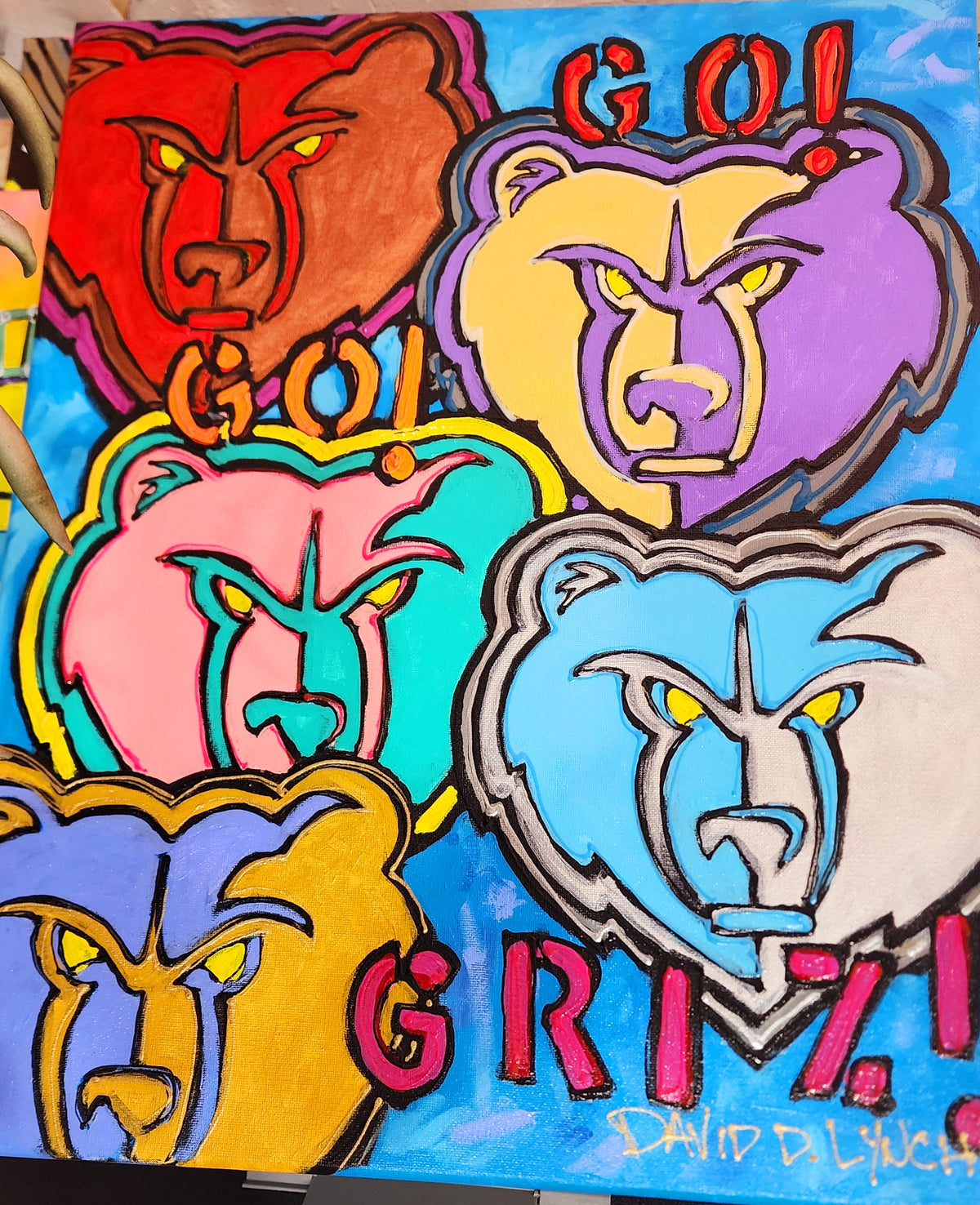 "Go Go Griz!" Original by David Lynch