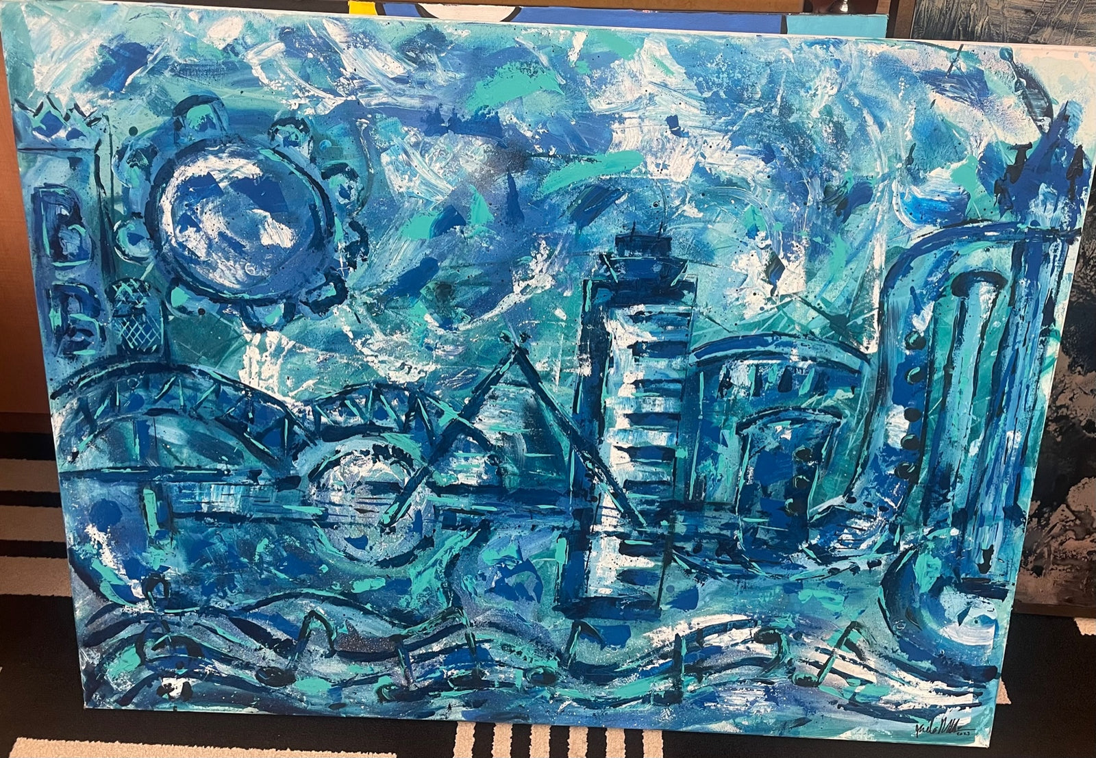 "Good Morning Blues" Original by Jade Miller