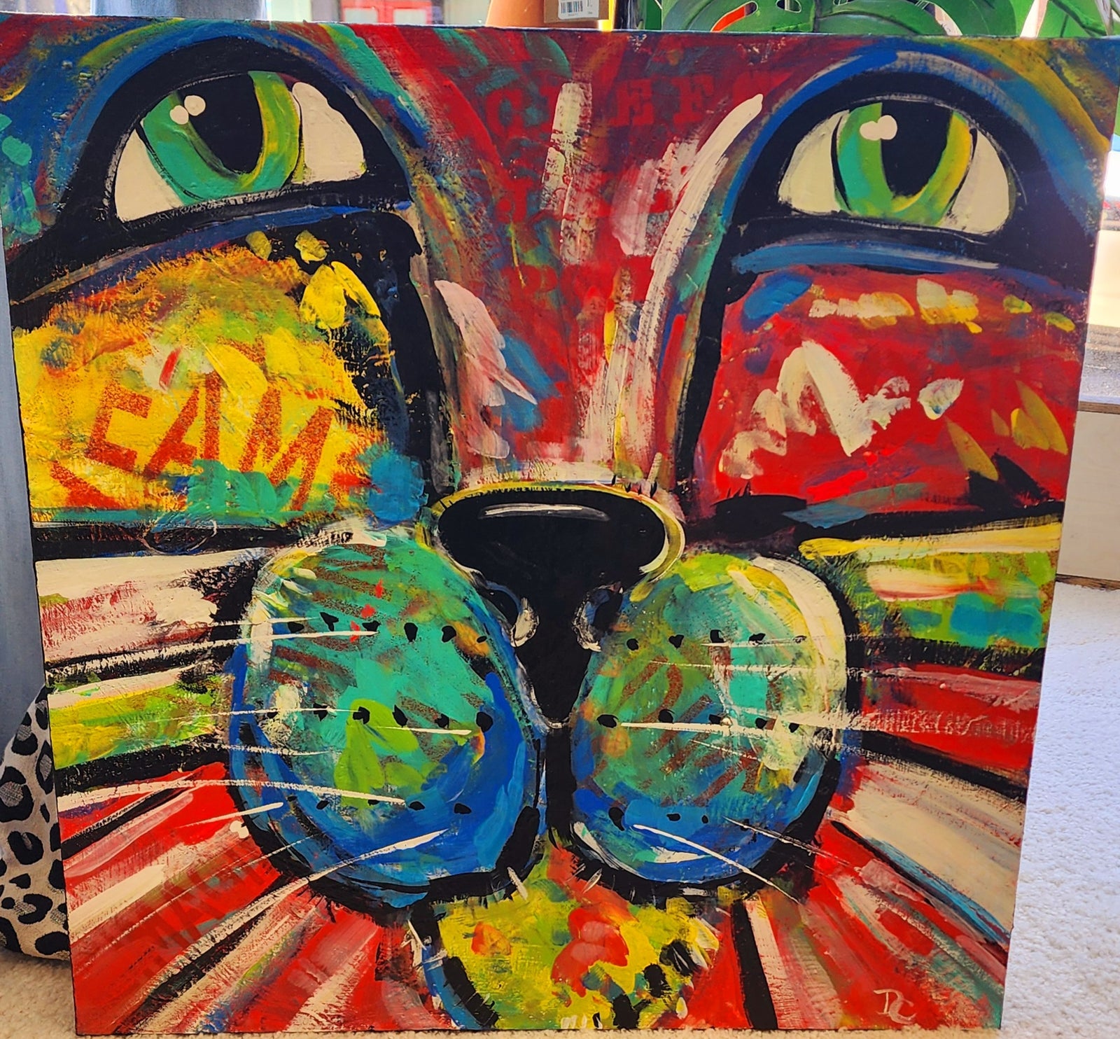 "Graffiti Cat" by Debbie Crawford McCown