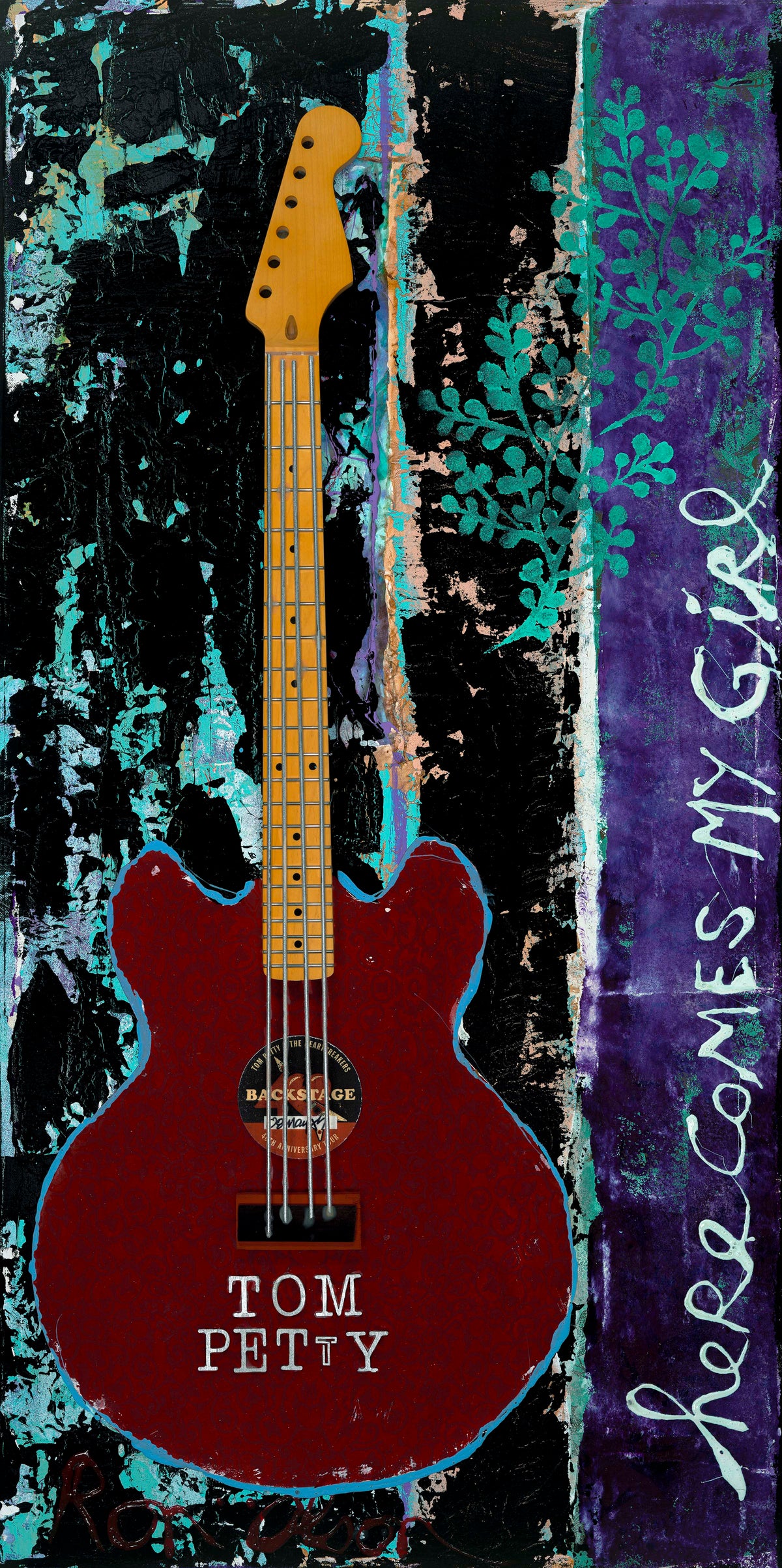 “Here Comes My Girl” signed PRINT of an original painting by local Memphian Ron Olson