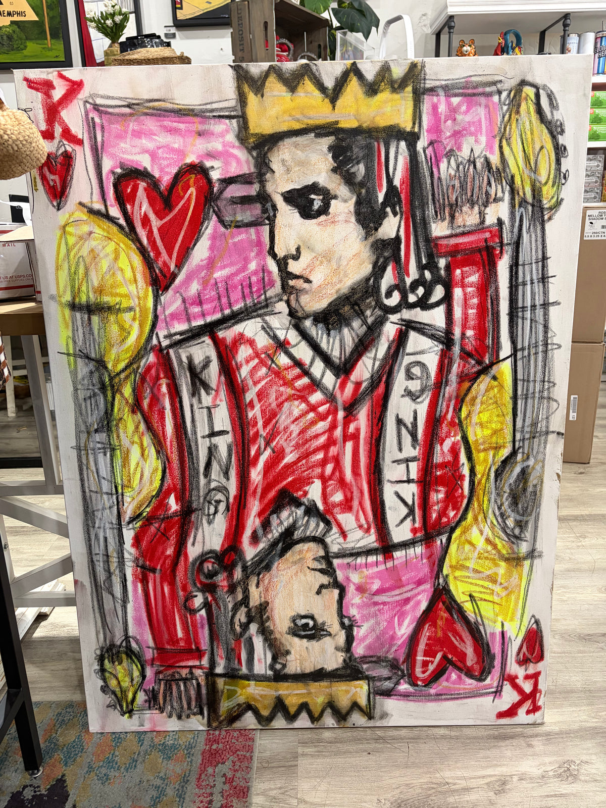 Elvis the King Original by Jade Miller