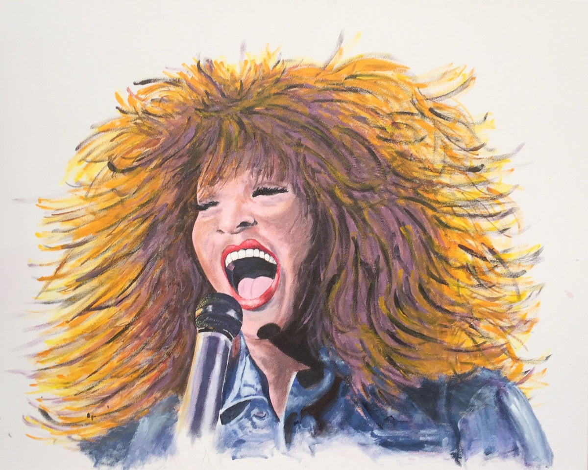 &quot; Queen Tina&quot;   - 24&quot; x 30 x 1 3/4&quot; Original by Wayne Russell