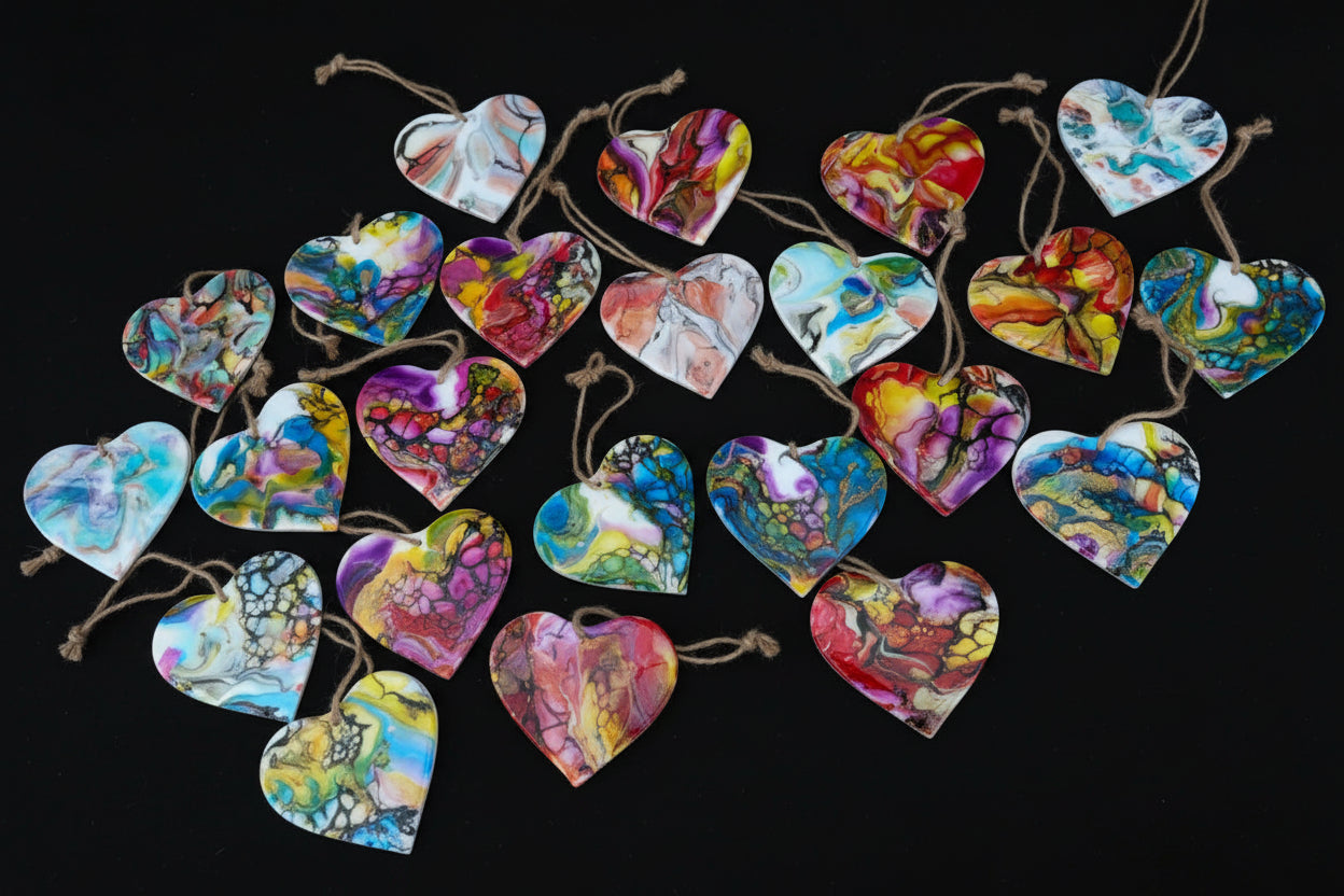 Hearts by Local Memphis Artist Sandra Barrett