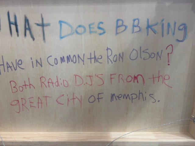 "B.B.King" ORIGINAL painting by local Memphian Ron Olson