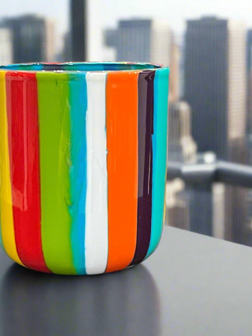 Glassware "Grind City" Collection - by Local Memphis Artist Sandra Barrett