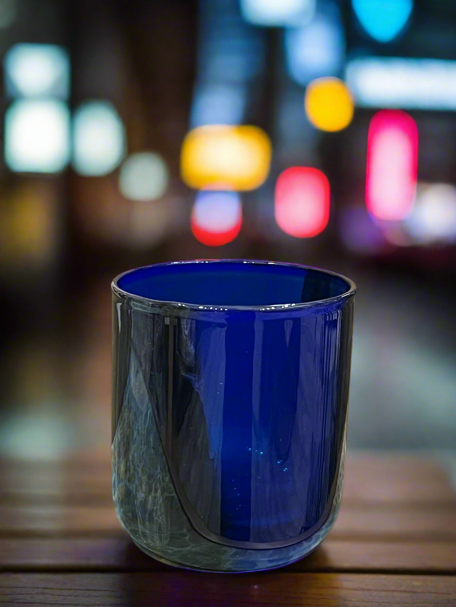 Glassware "Memphis Blues" Collection - by Local Memphis Artist Sandra Barrett