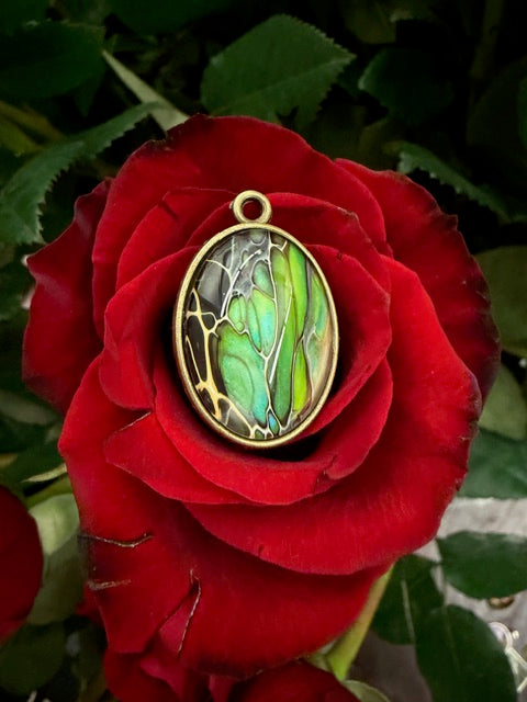 Multi-Color Oval Pendants- by Local Memphis Artist Sandra Barrett