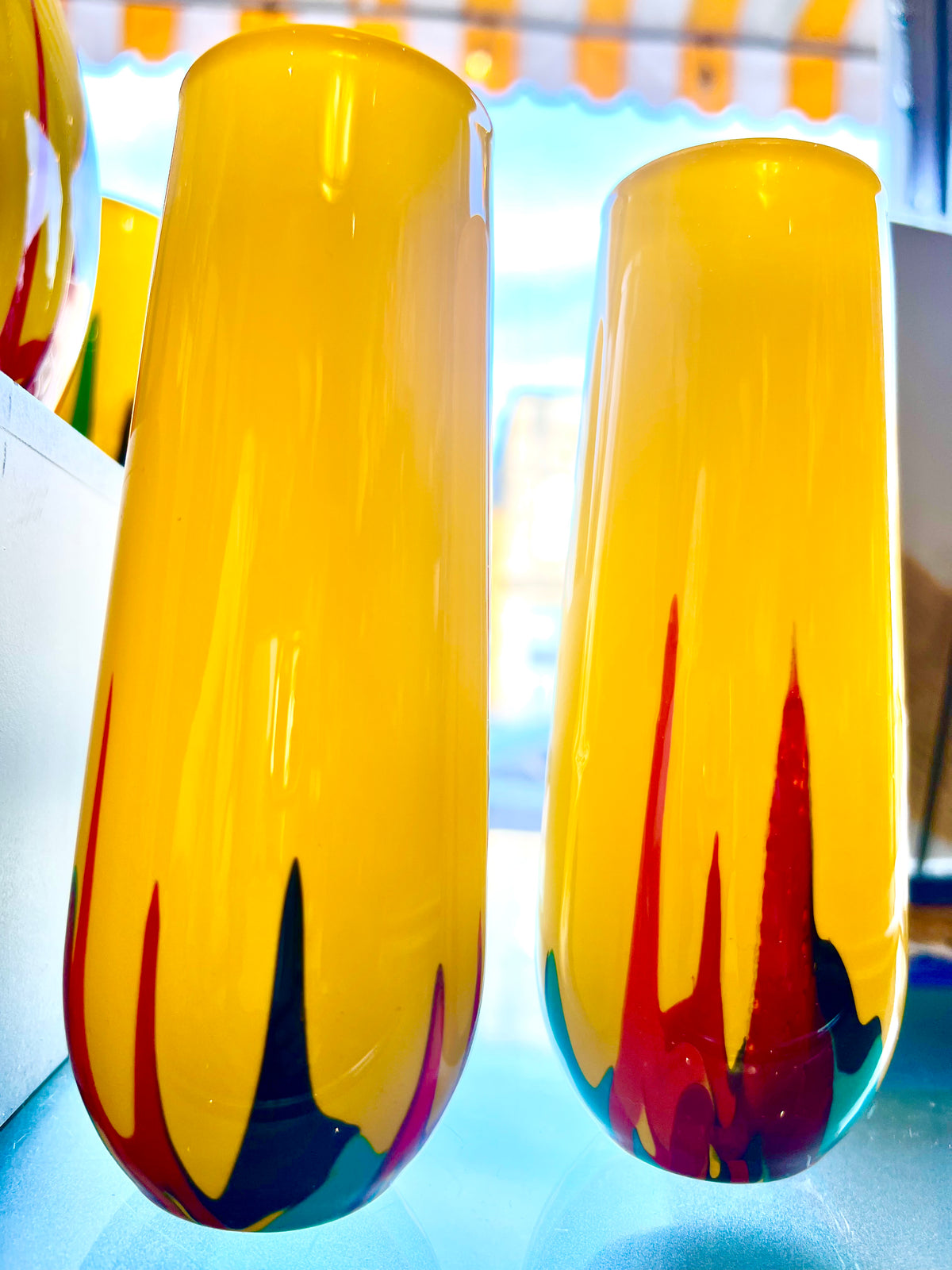 Glassware "Grind City Remix" Collection - by Local Memphis Artist Sandra Barrett