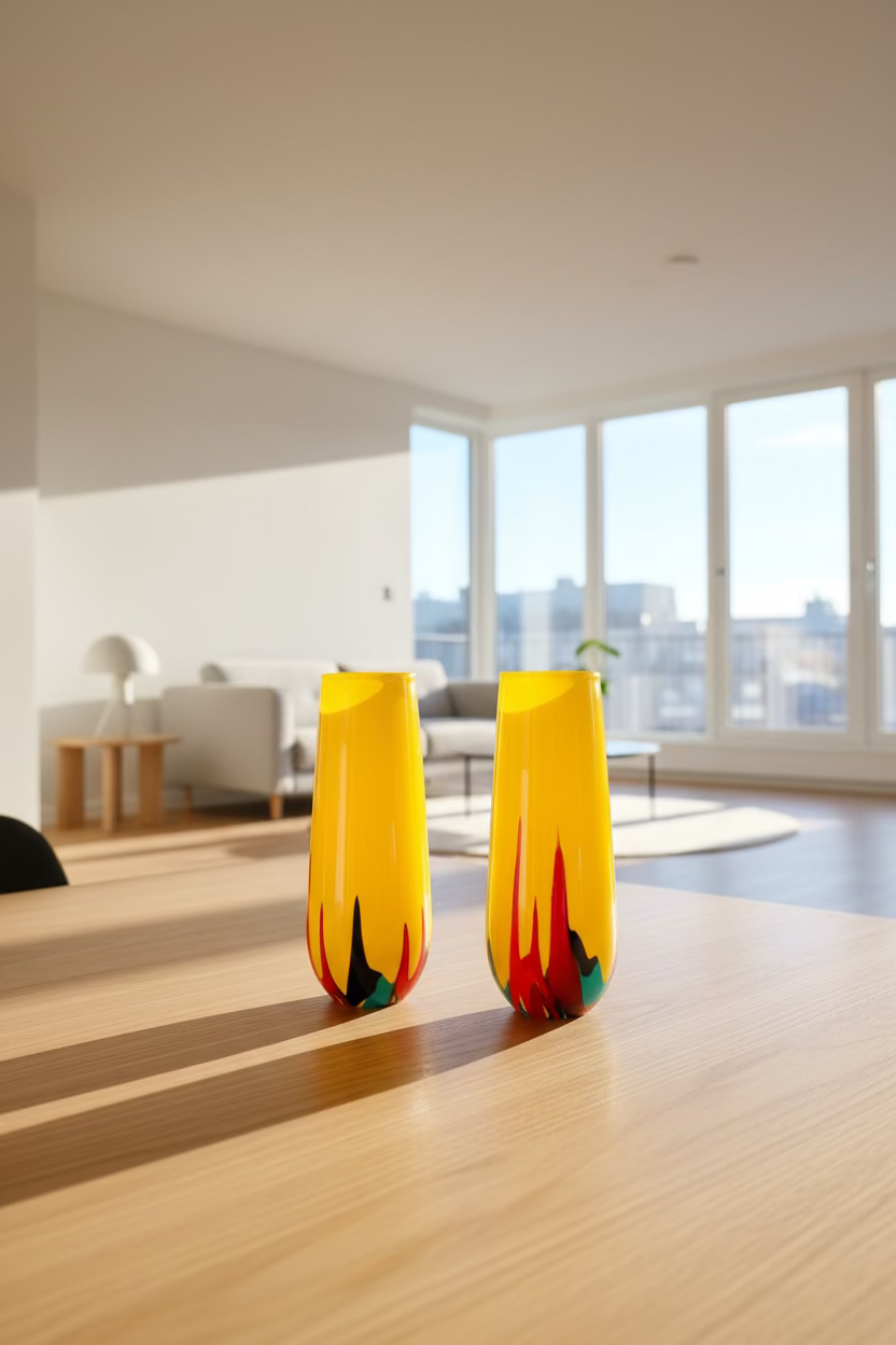 Glassware "Grind City Remix" Collection - by Local Memphis Artist Sandra Barrett