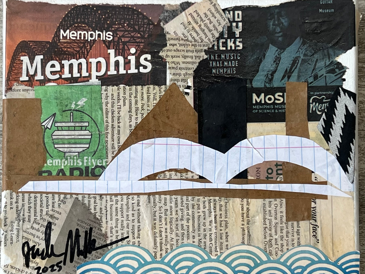 Memphis 8 x 10 Mod Podge by Jade Miller