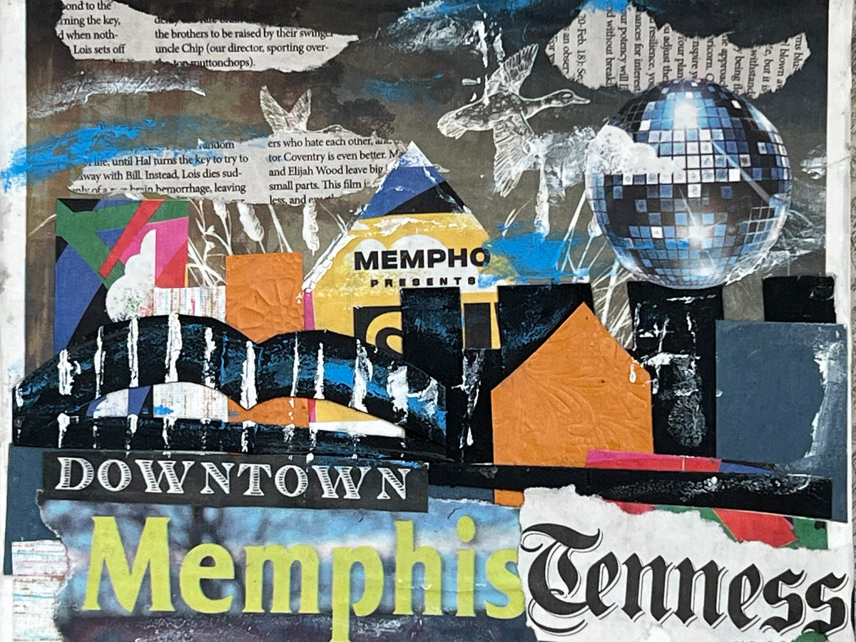 Memphis 8 x 10 Mod Podge by Jade Miller