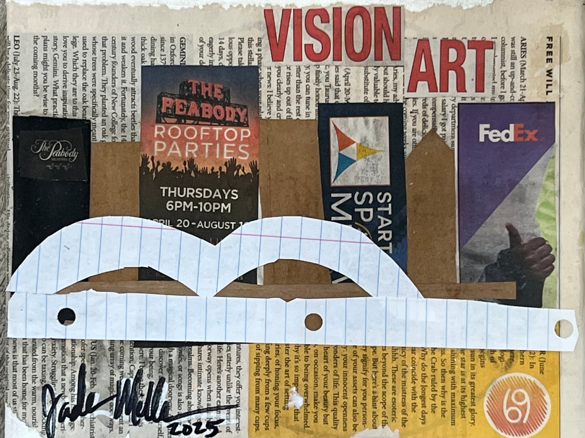 Memphis 8 x 10 Mod Podge by Jade Miller