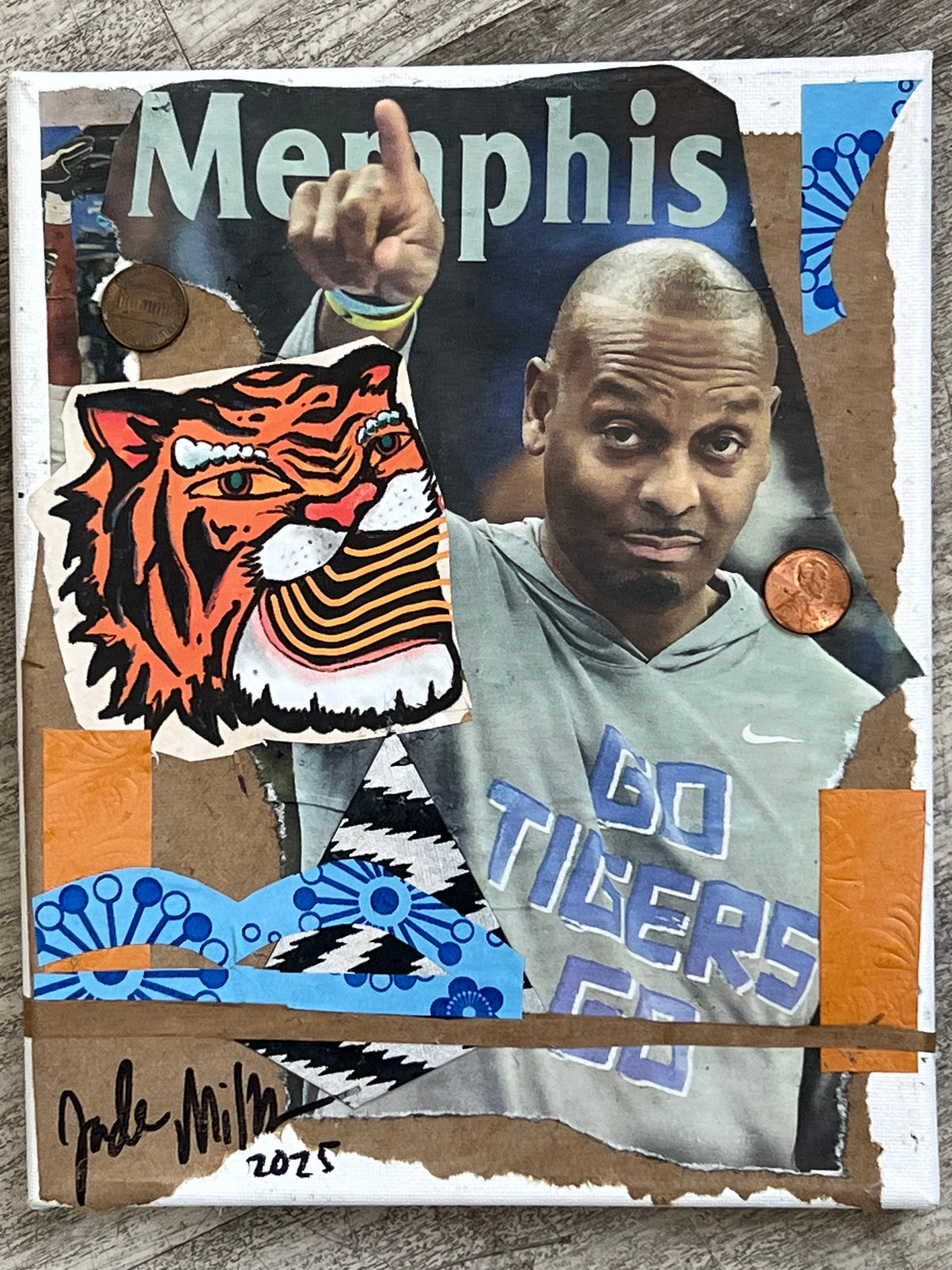 Memphis 8 x 10 Mod Podge by Jade Miller