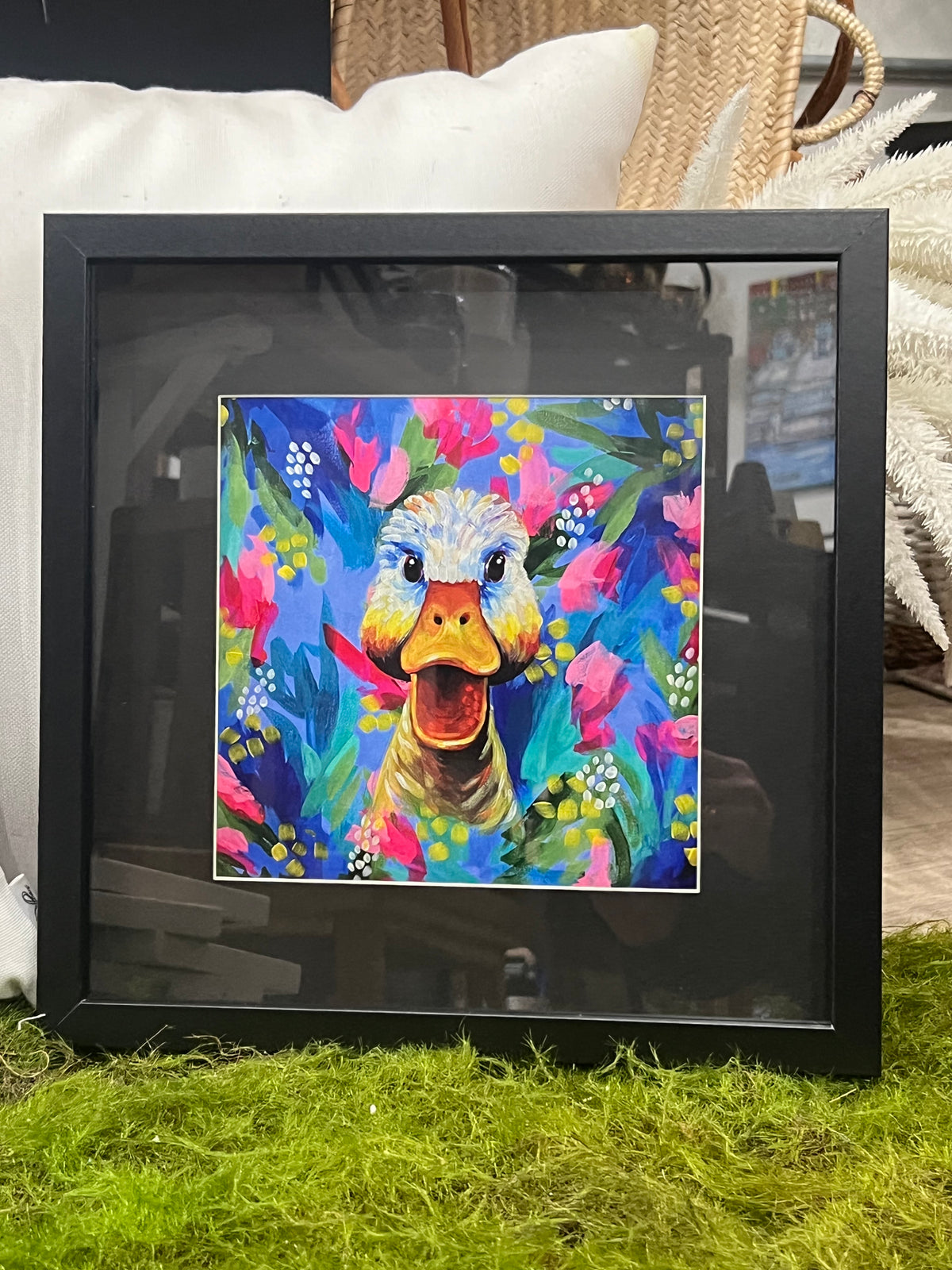 Memphis Duck Painting ORIGINAL by Kim Cook