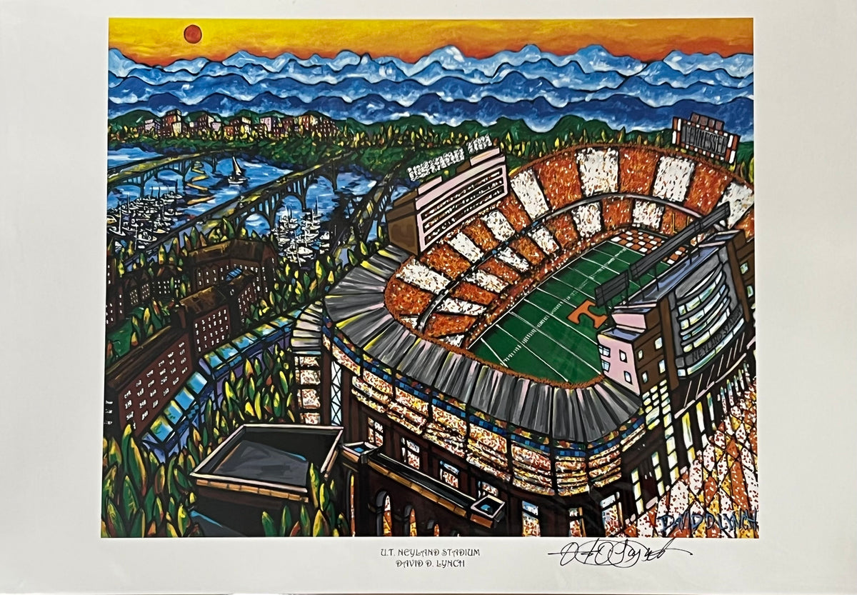 "U.T. Neyland Stadium " Print by David Lynch