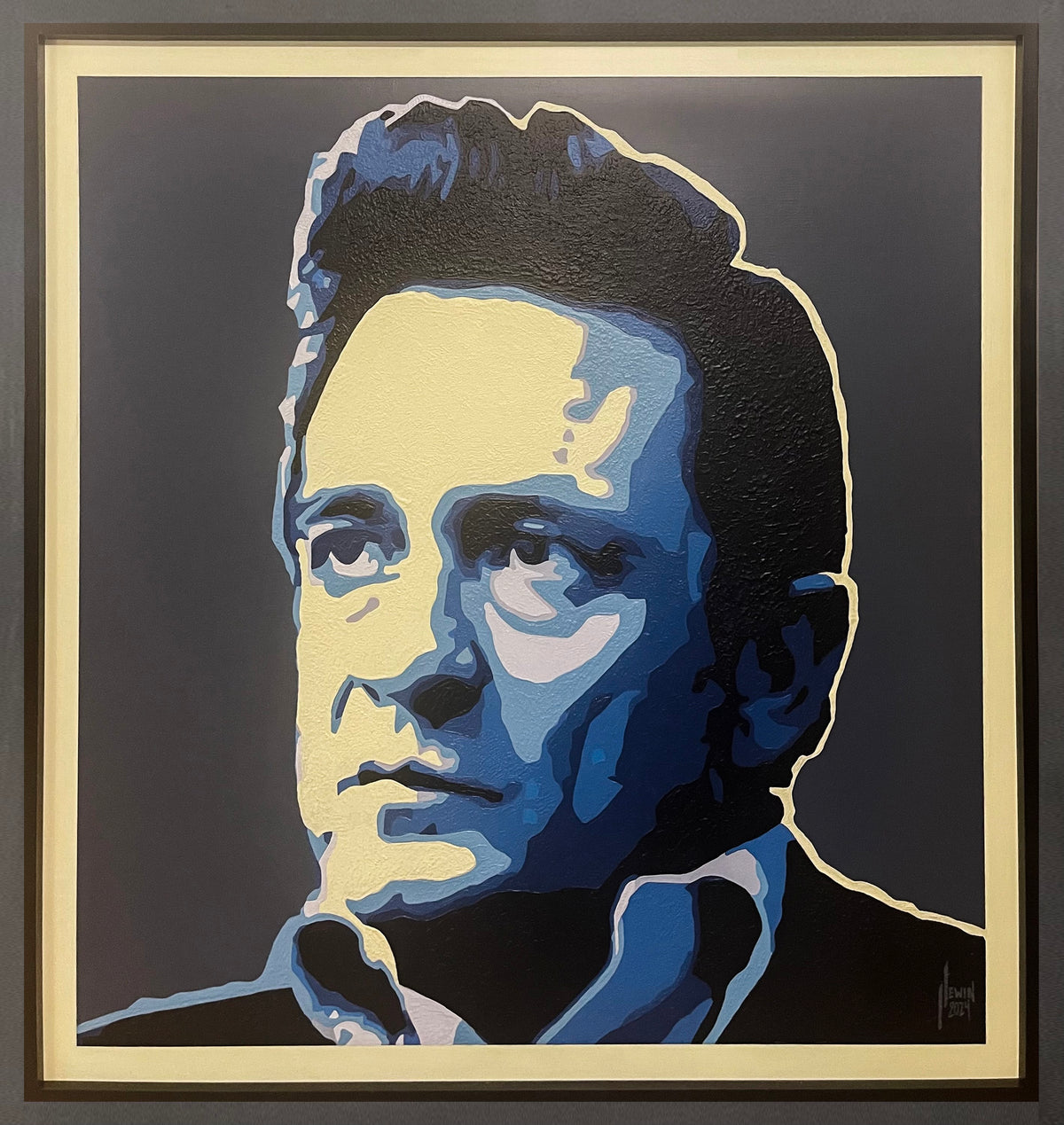 &quot;Cash&quot; Original Artwork by Jeremy Lewin, a local Memphis artist