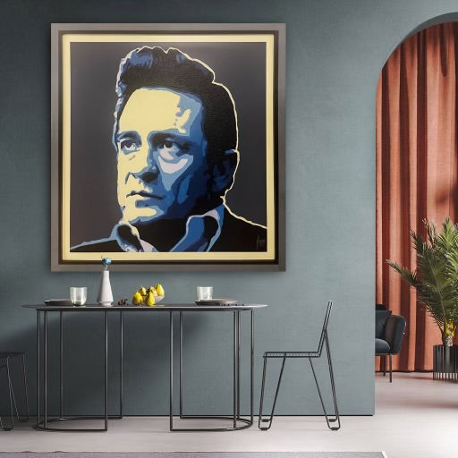 &quot;Cash&quot; Original Artwork by Jeremy Lewin, a local Memphis artist