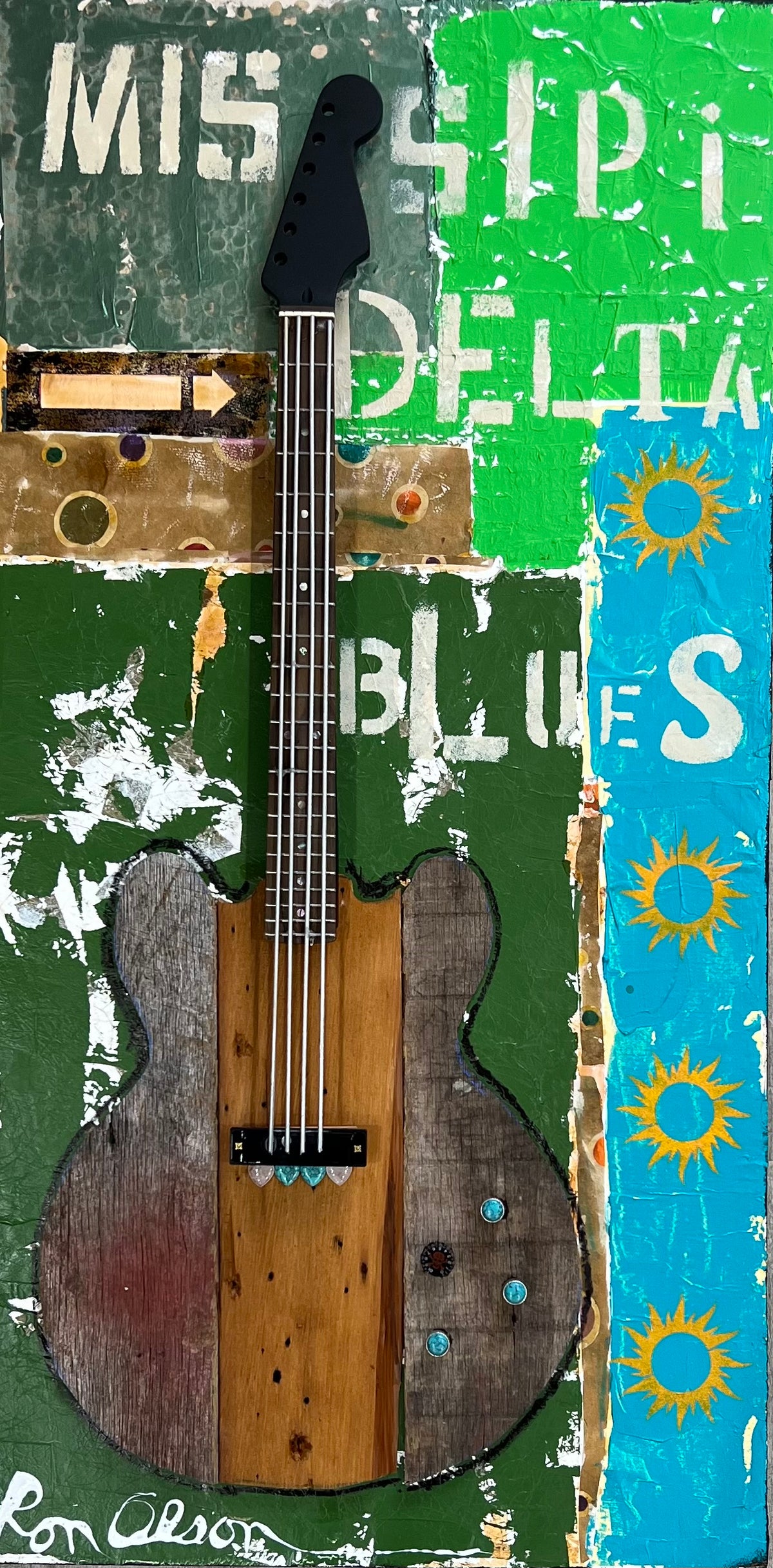 &quot;Mississippi Delta Blues&quot; ORGINAL painting by local Memphian Ron Olson