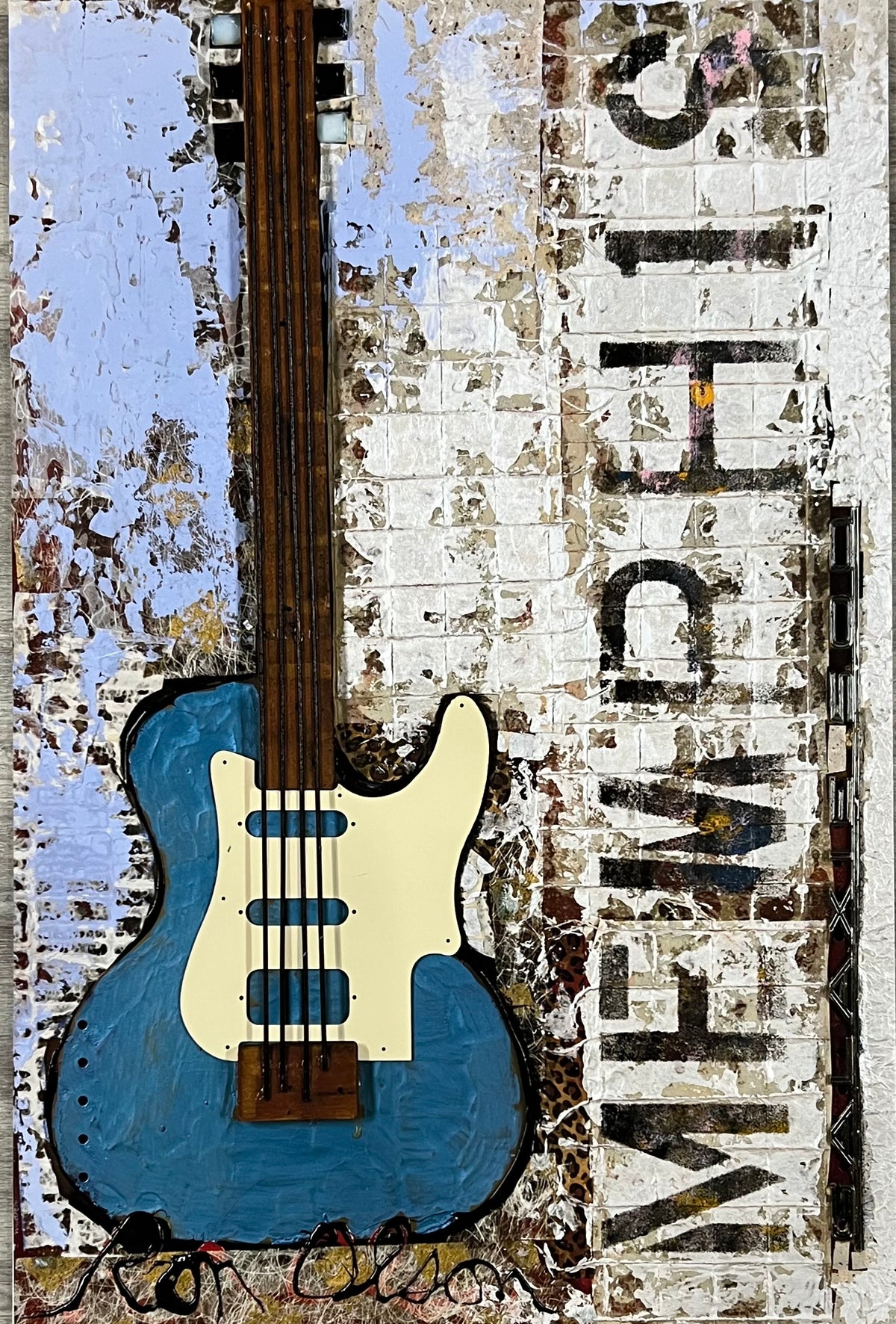 “Memphis Blue” REPRODUCTION of an original painting by local Memphian Ron Olson