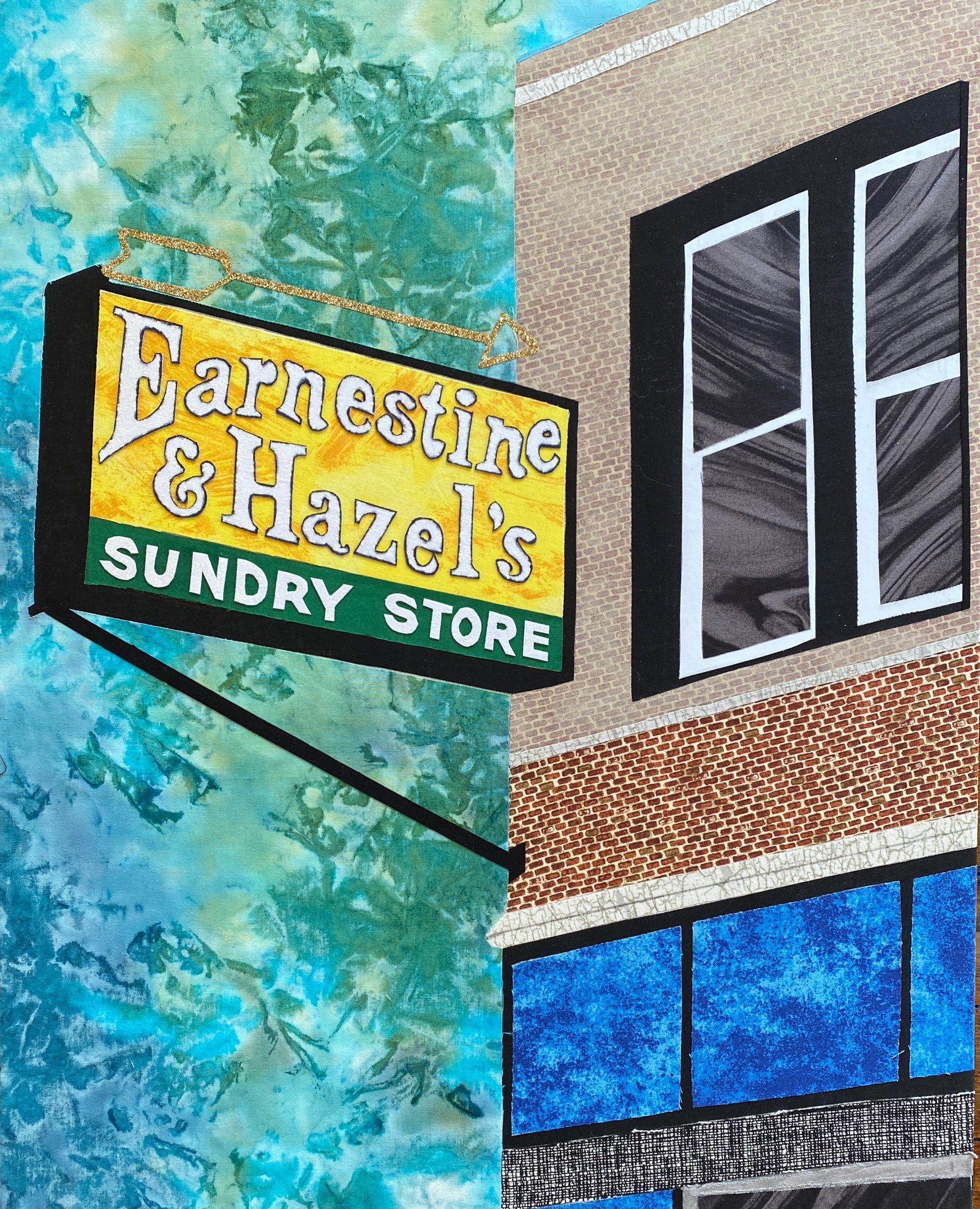 Earnestine & Hazel's 16x20 Local artist AnnaMade Designs