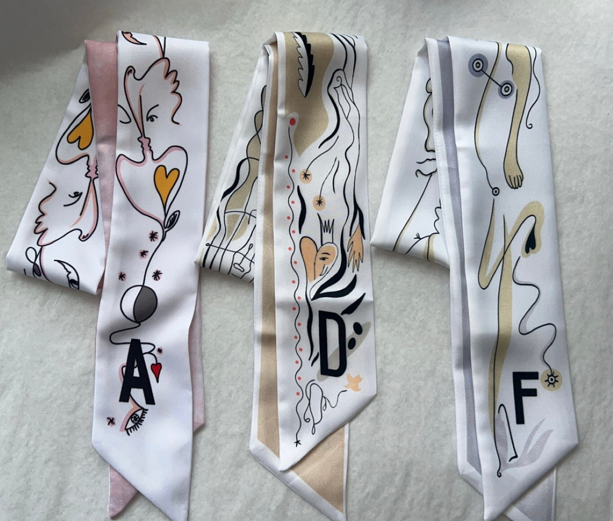 Ribbon Scarf/ Purse Scarf