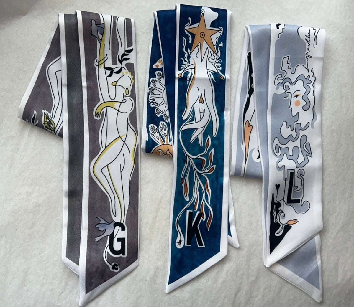 Ribbon Scarf/ Purse Scarf