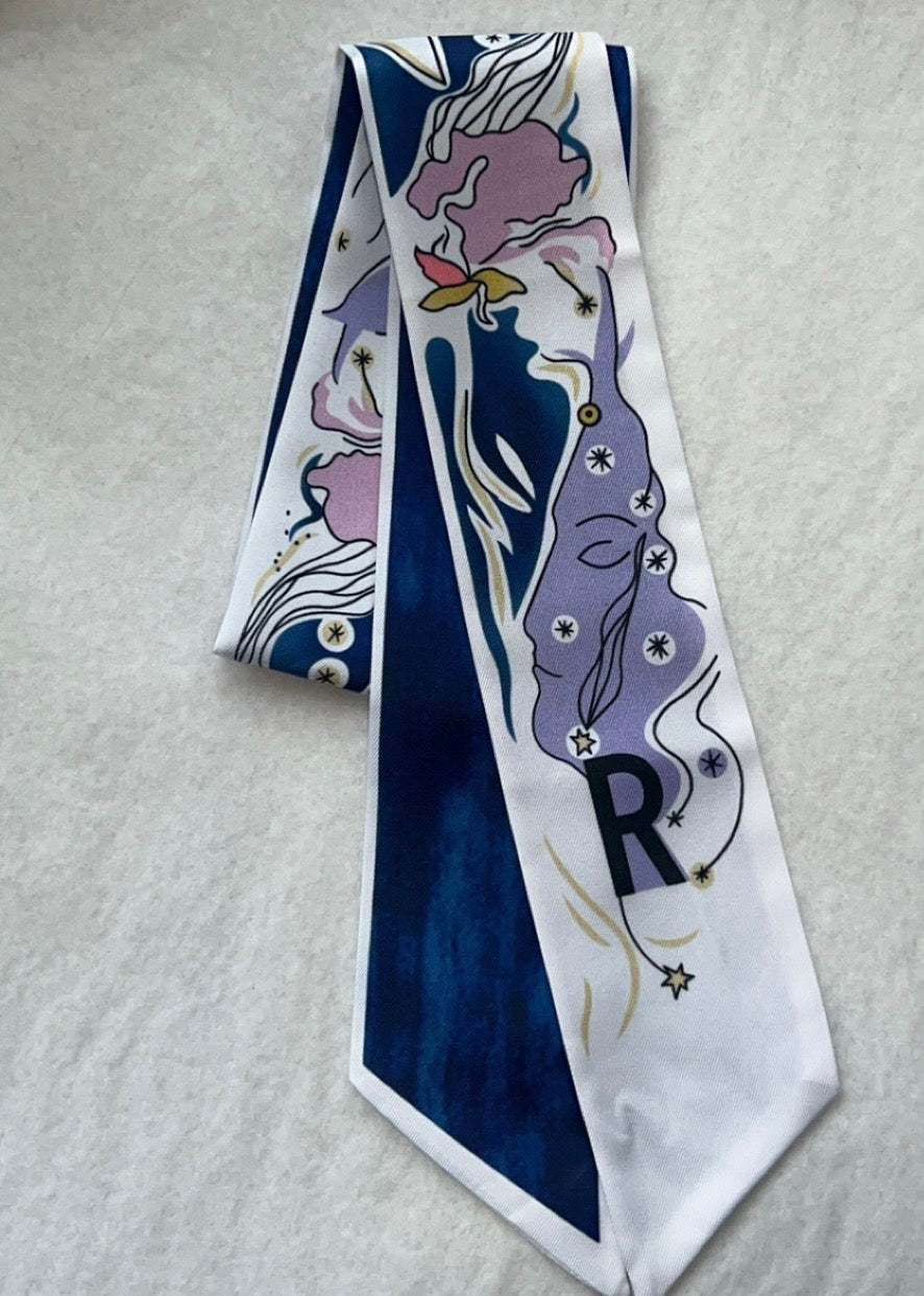 Ribbon Scarf/ Purse Scarf