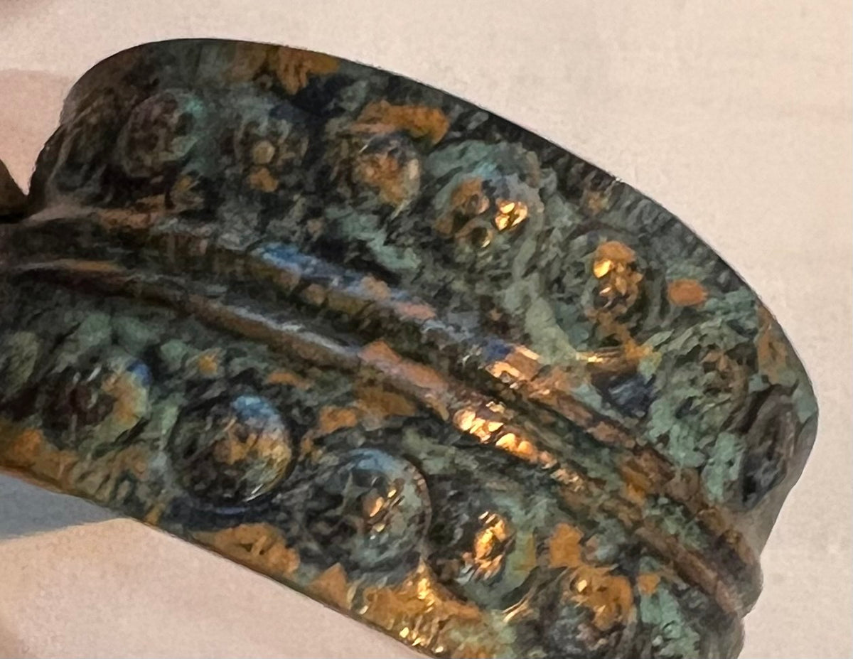 Copper Patina Cuff Bracelet