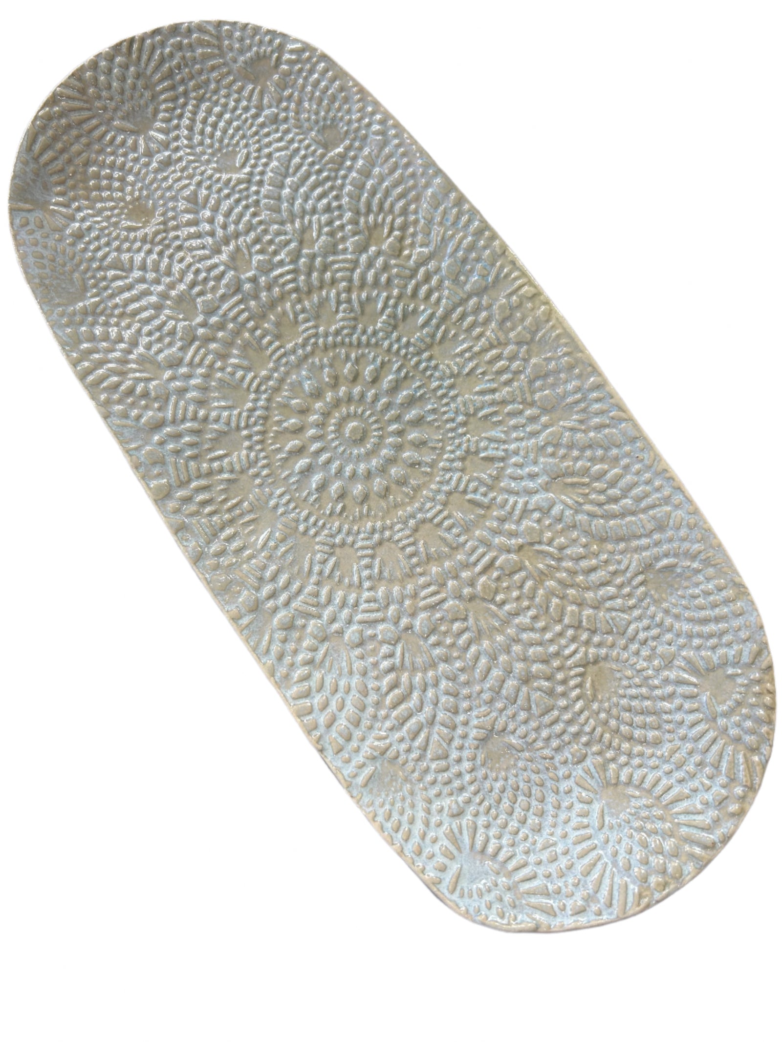 Mosaic Inlay Appetizer Serving Dish