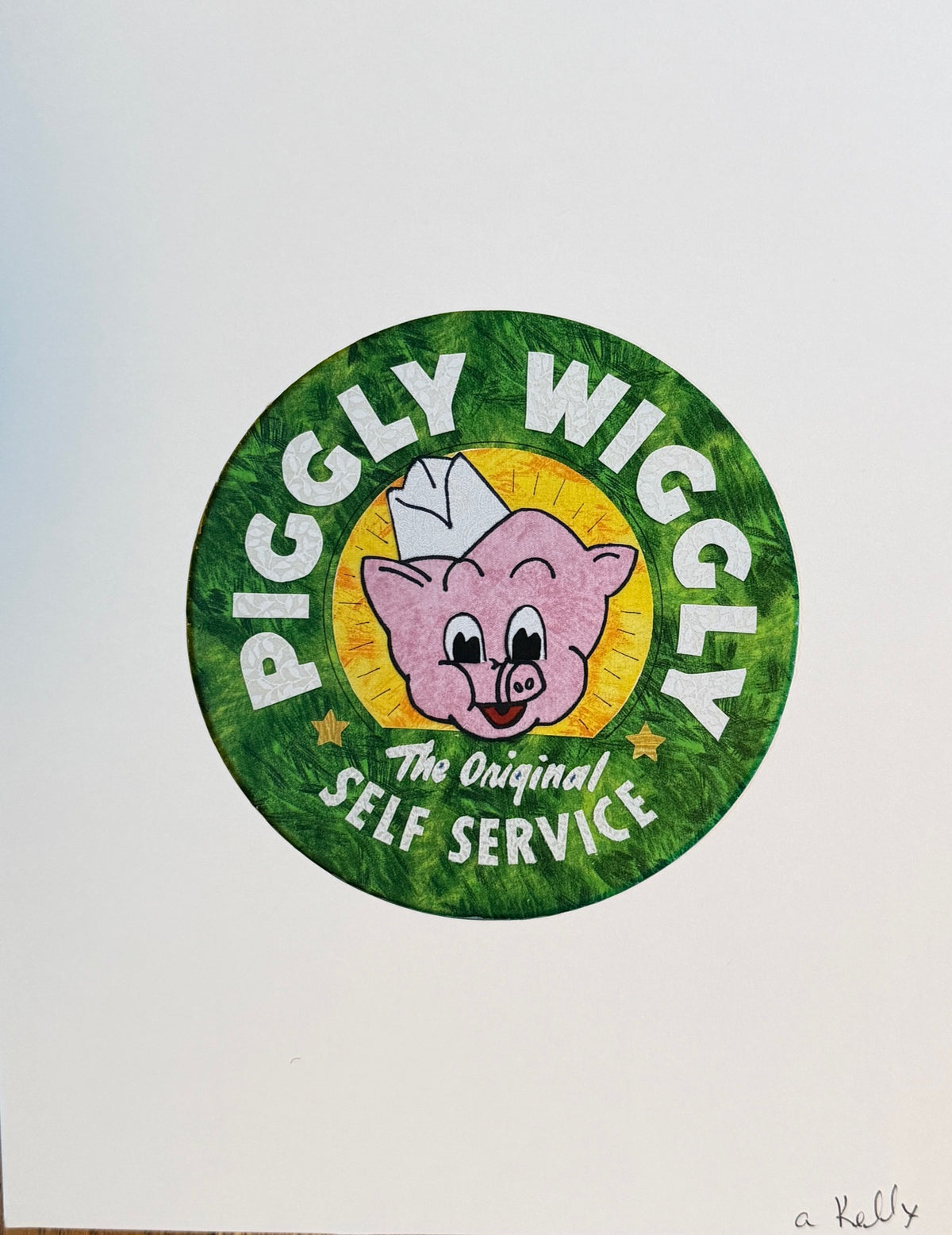 Memphis Matted 8" x 10" Prints: Local artist AnnaMade Designs