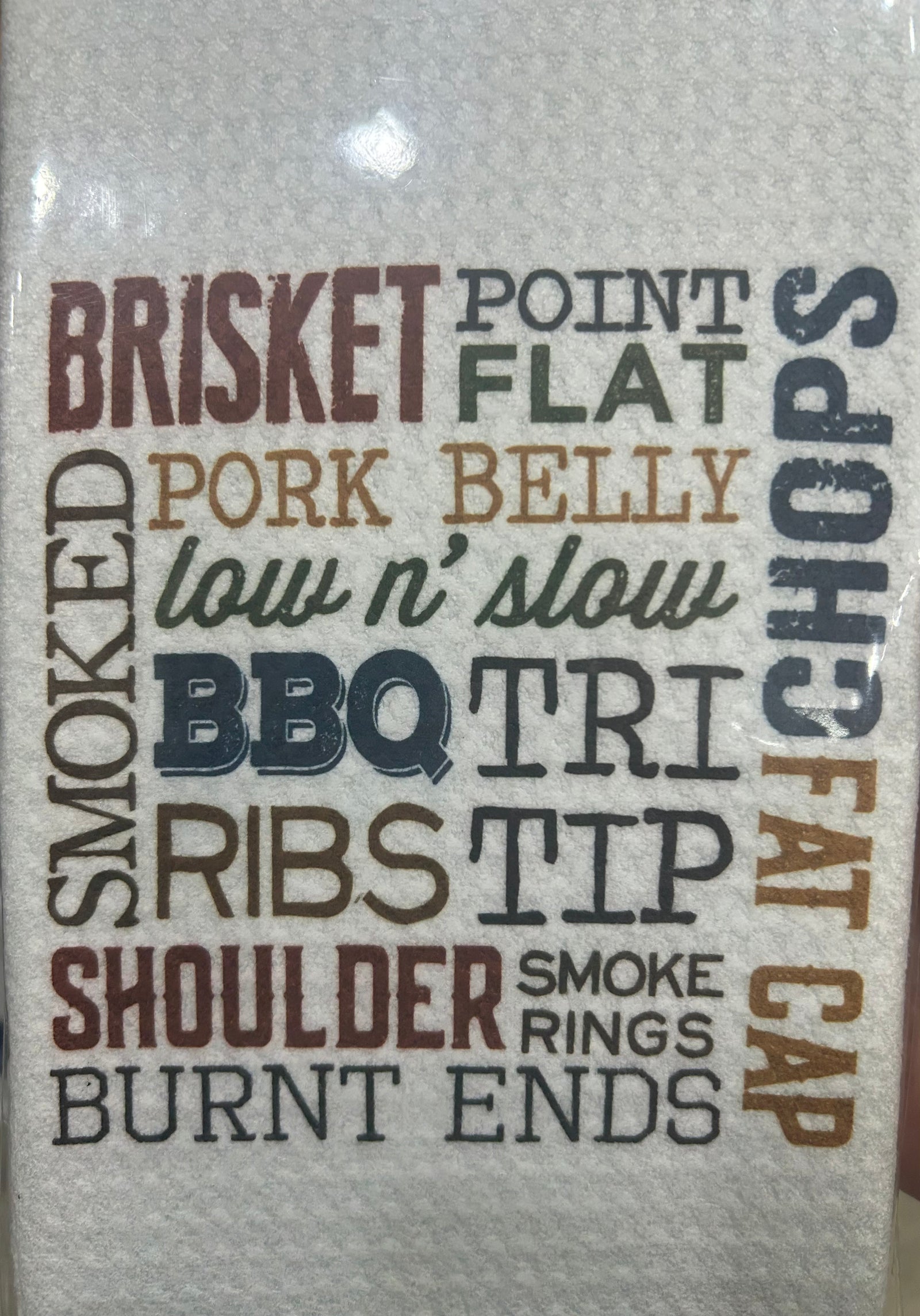 Brisket Dish Towel, Tea Towel