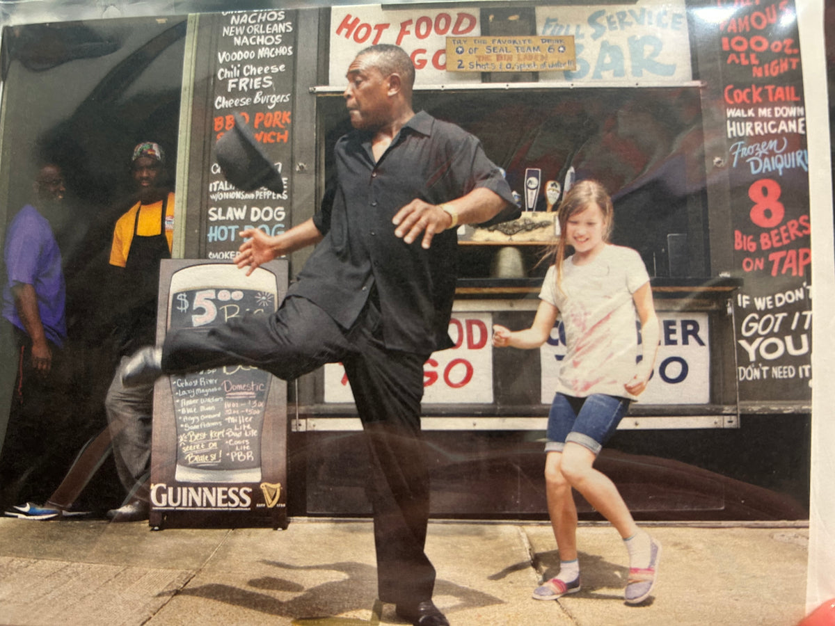 "Dancing George" Greeting Card by Local Karen Pulfer Focht