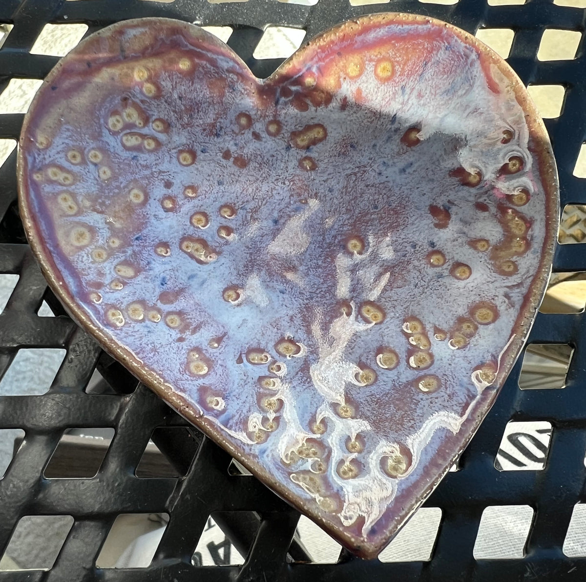 Ceramic Pottery Heart Bowls