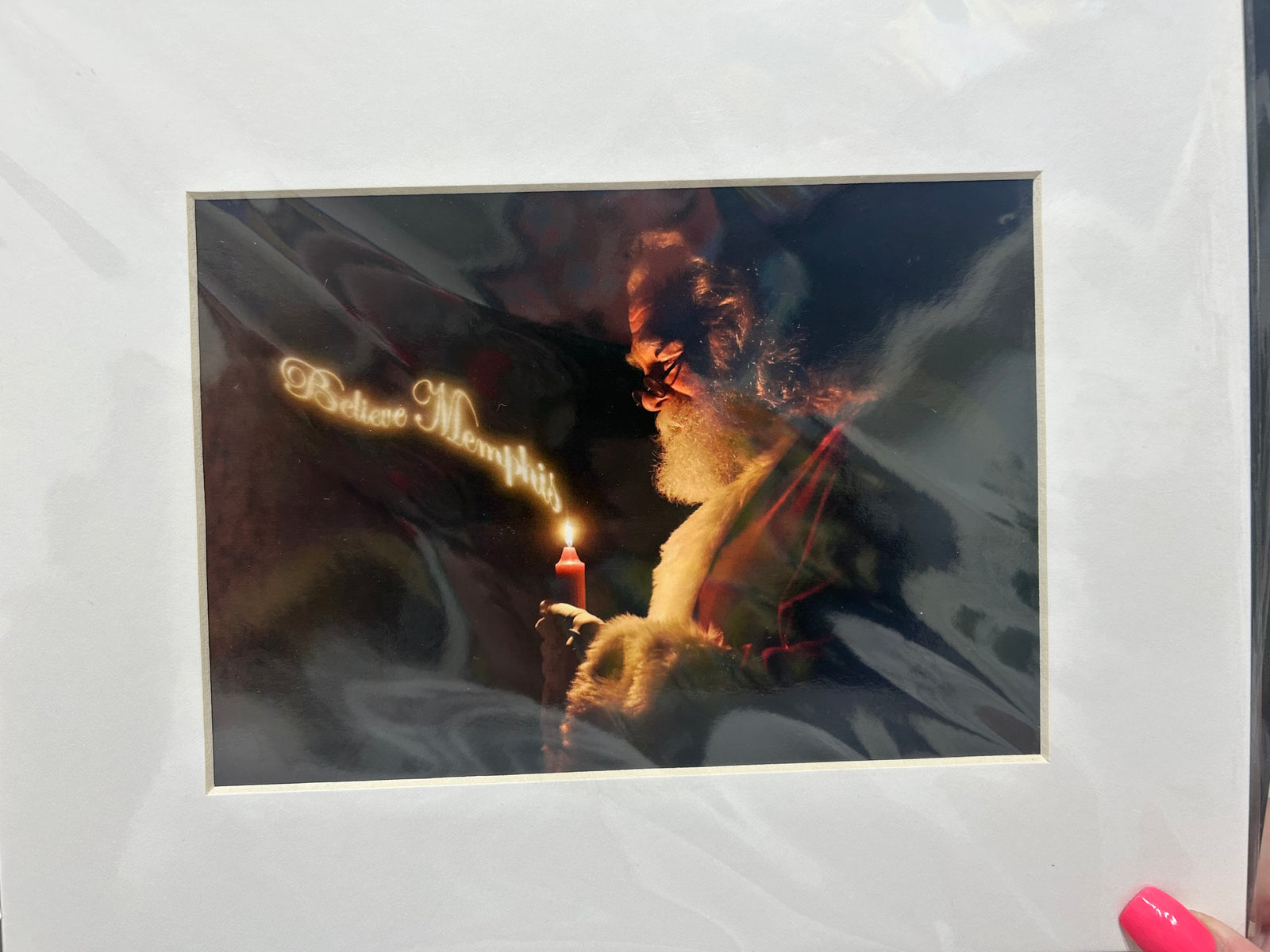 "Believe Memphis Santa" Photograph by Karen Pulfer Focht