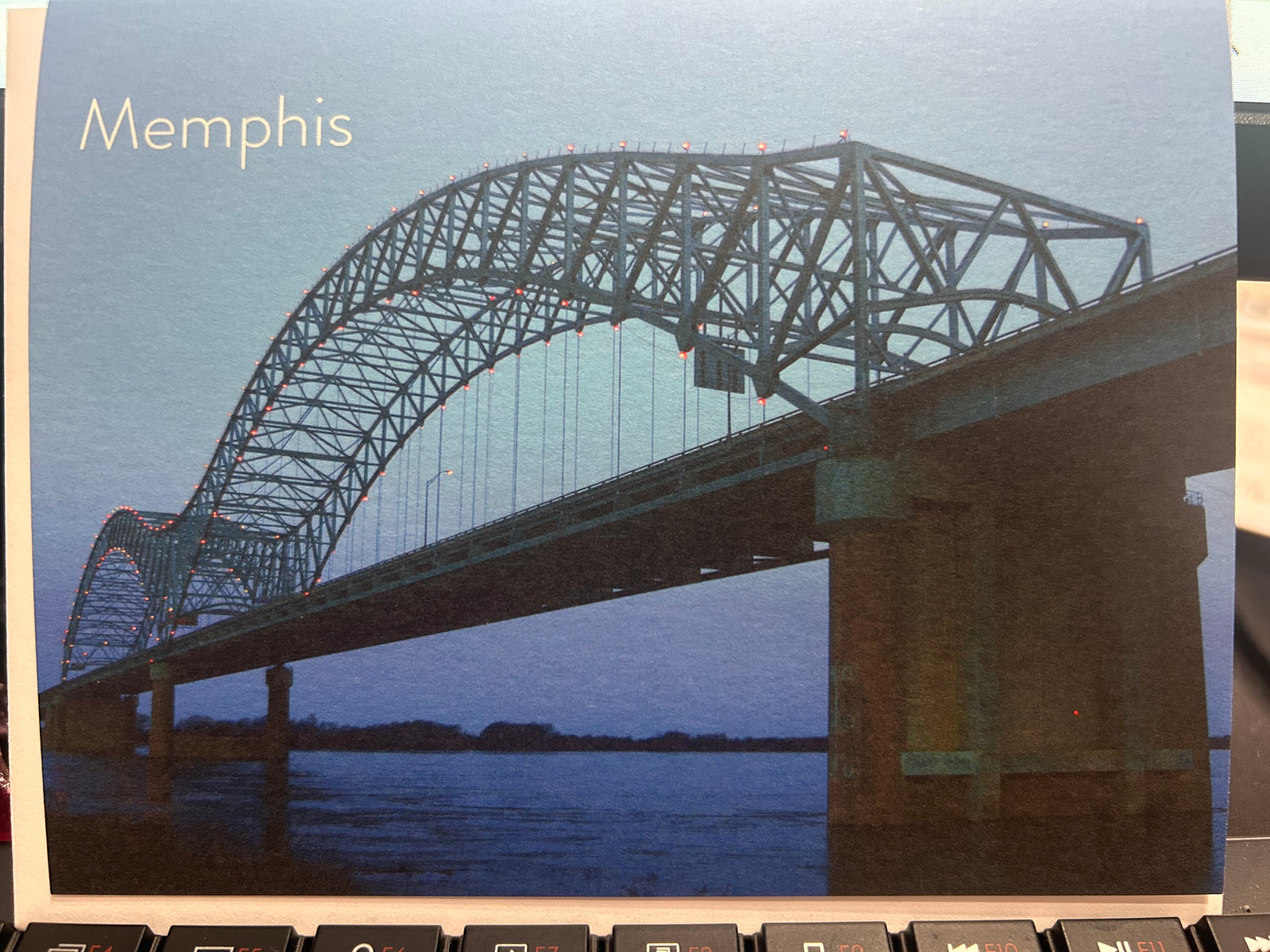 "Memphis, TN Bridge" Photograph Card by Karen Pulfer Focht