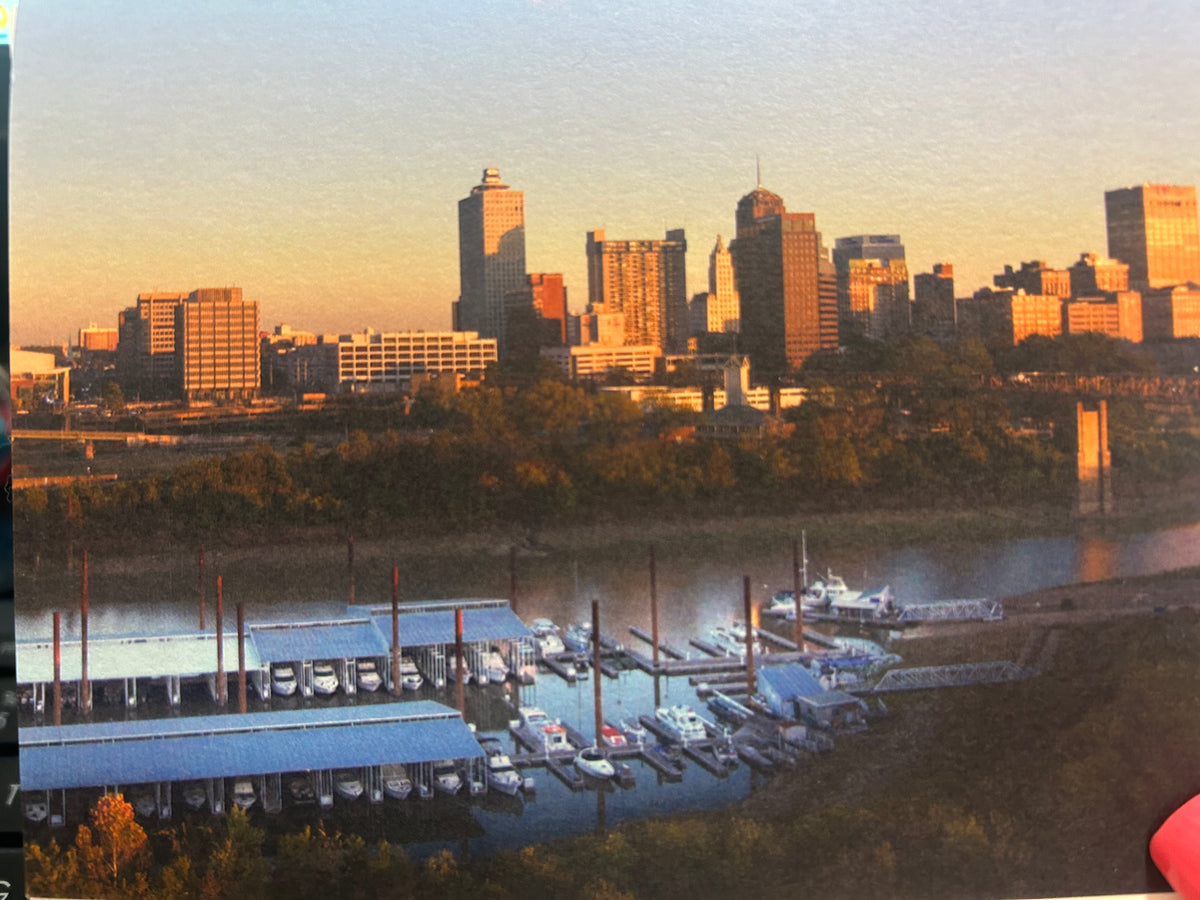 &quot;Memphis with Habor&quot; Greeting Card by Local Karen Pulfer Focht