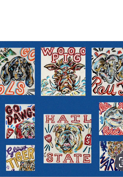 College Mascot Prints Natalie Cooper