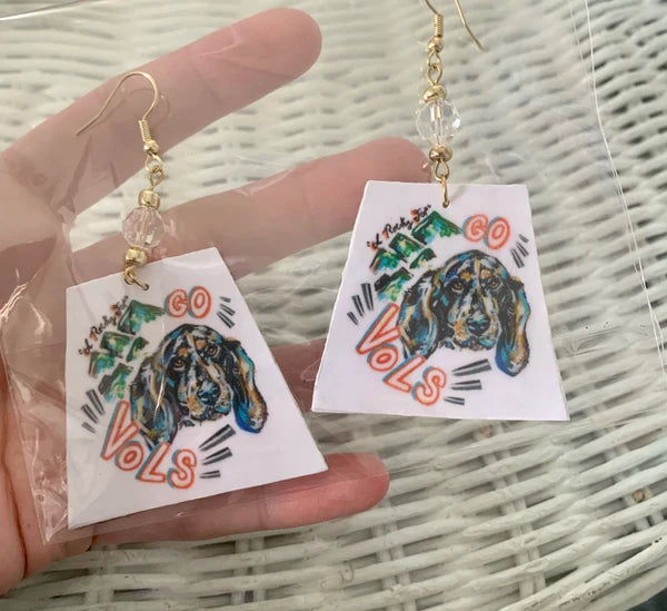 College Mascot Earrings by Natalie Cooper