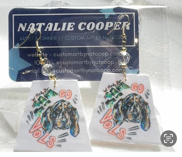 College Mascot Earrings by Natalie Cooper