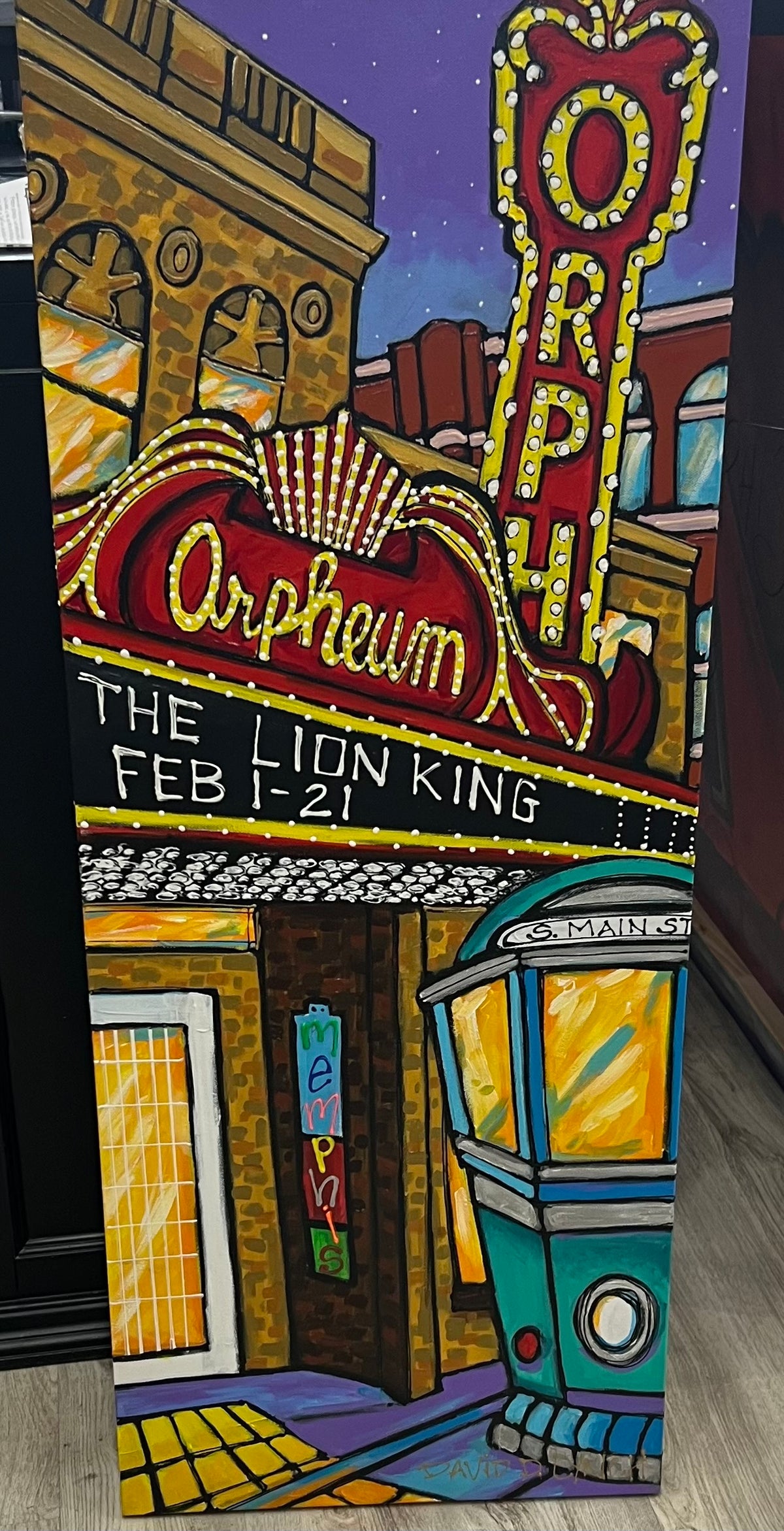 "The Orpheum Theatre" Original by David Lynch